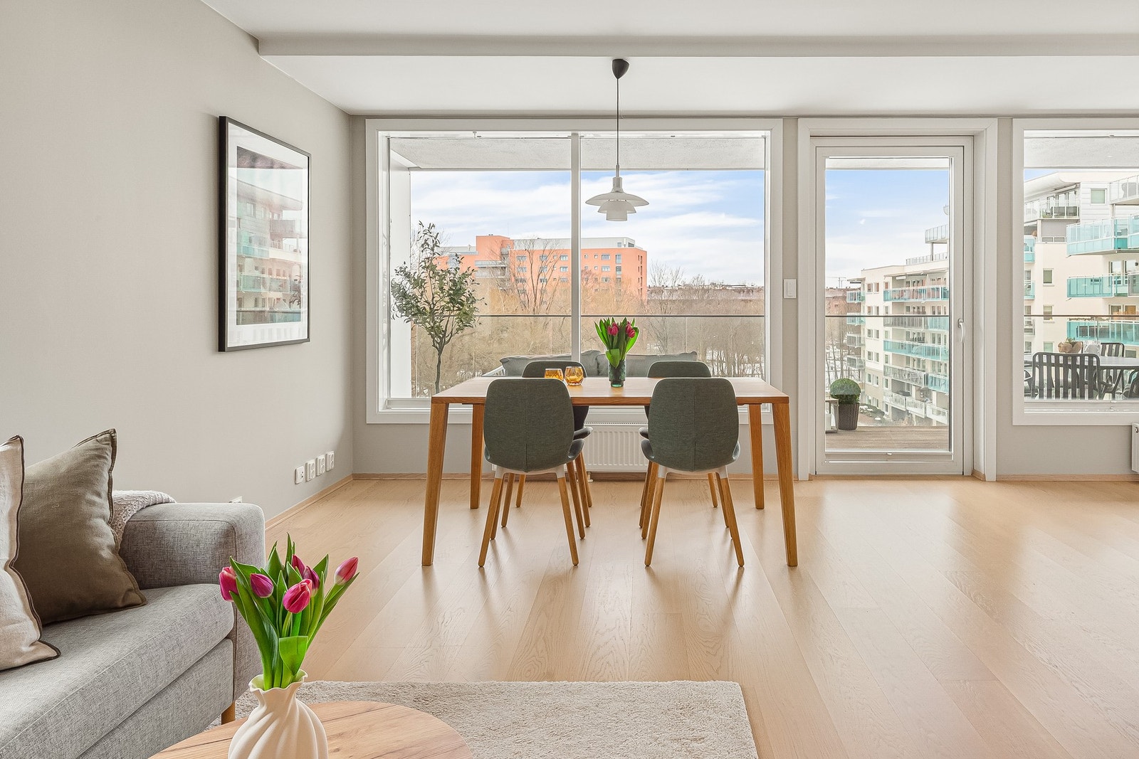 En delikat ende- og hjørneleilighet fra 2014. Galleribilde