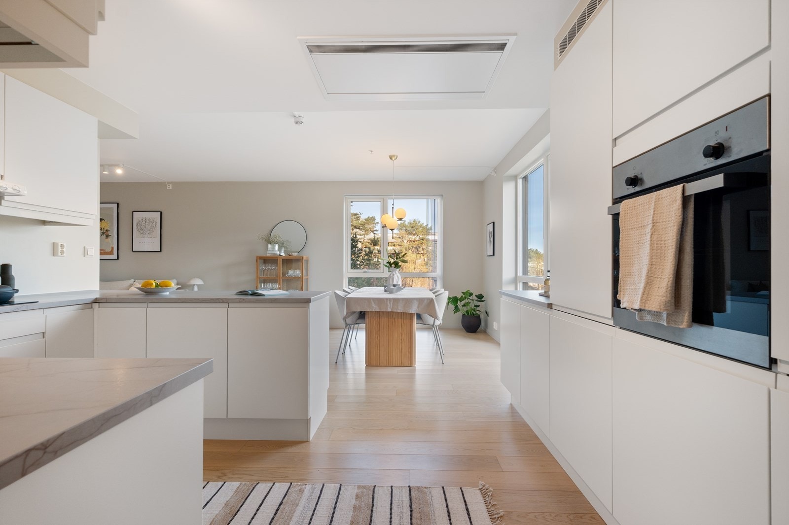 Det er en sosial og moderne planløsning. Galleribilde