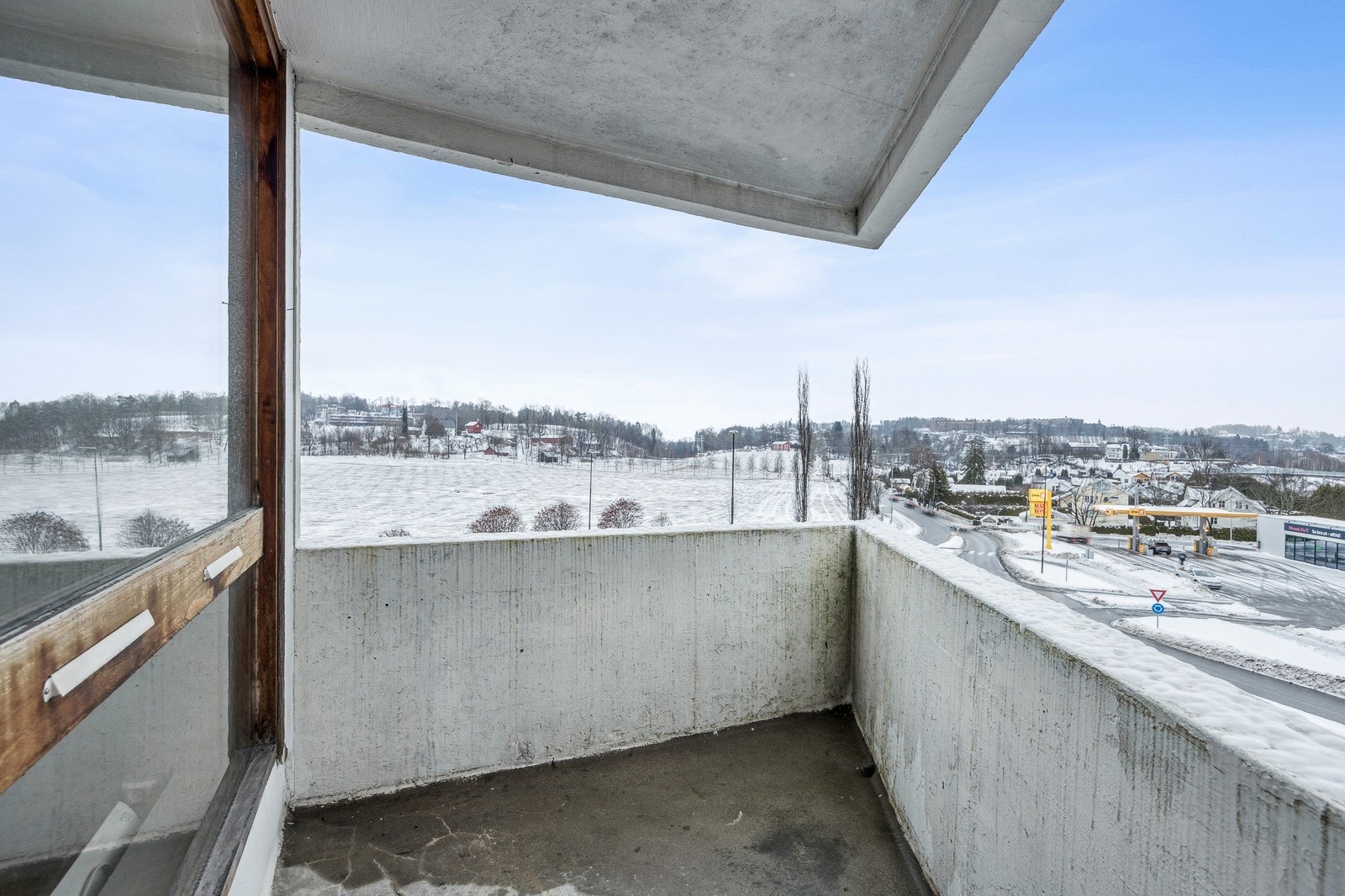 Balkong med flott utsikt Galleribilde