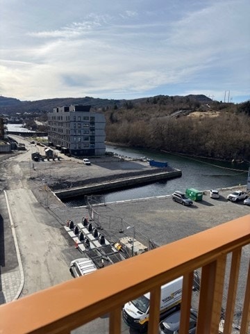 Utsikt fra balkong Galleribilde