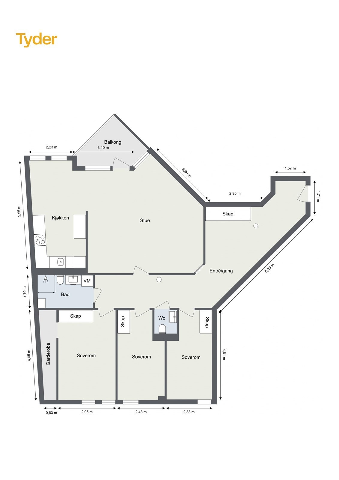 Plantegning. Galleribilde