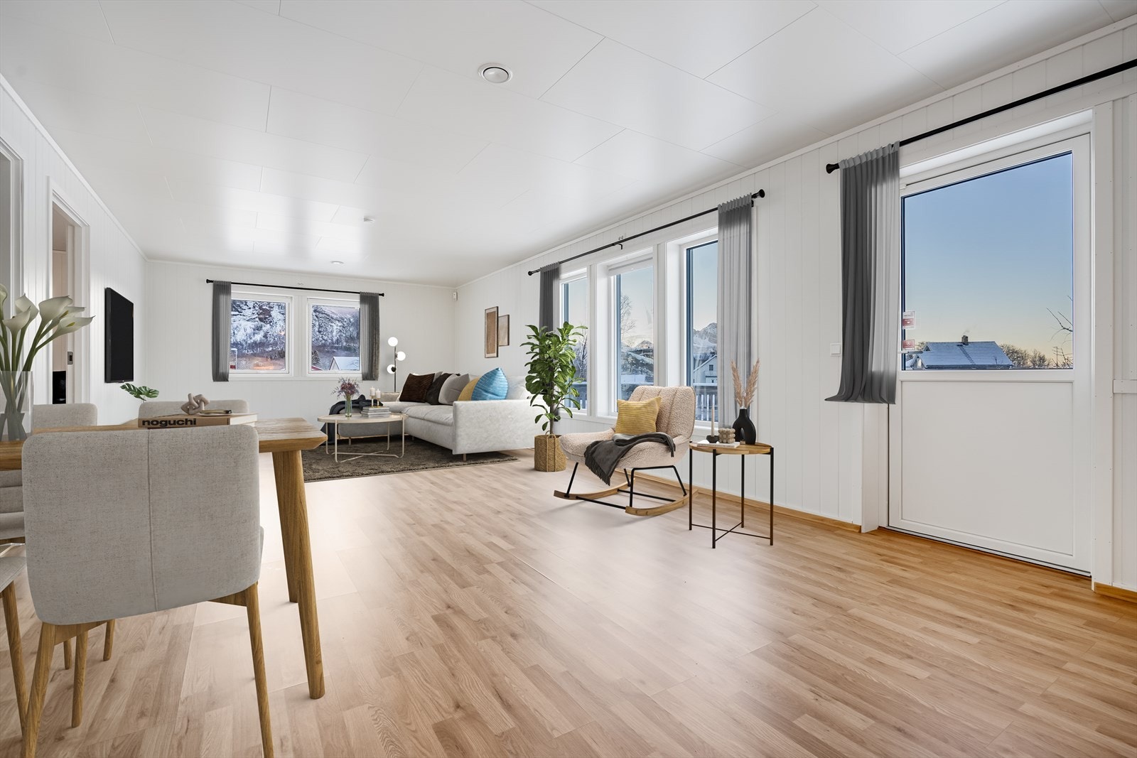 Alternativ innredning stue (digital styling) Galleribilde