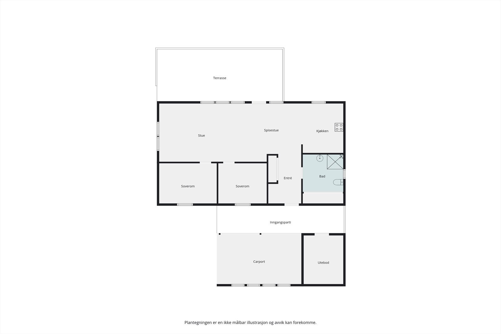 Plantegning Galleribilde