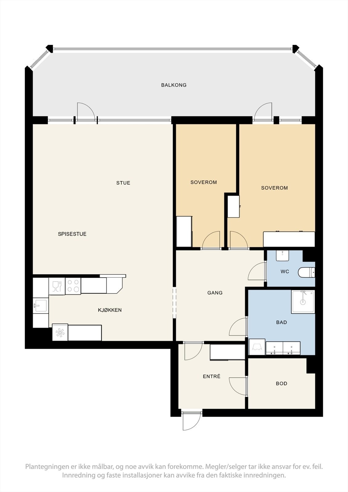 Gjør deg kjent med plantegningen Galleribilde