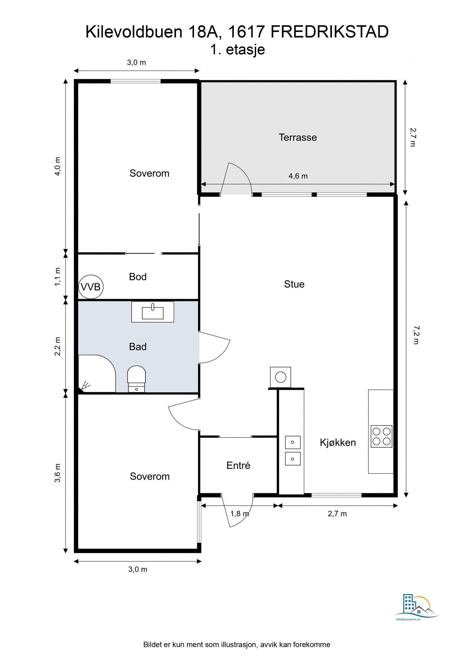 Plantegning Galleribilde