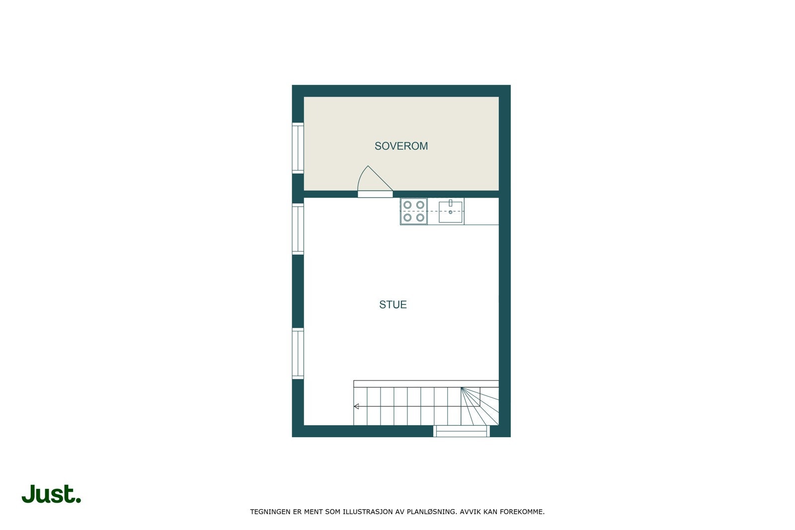 Planskisse 2. etasje.