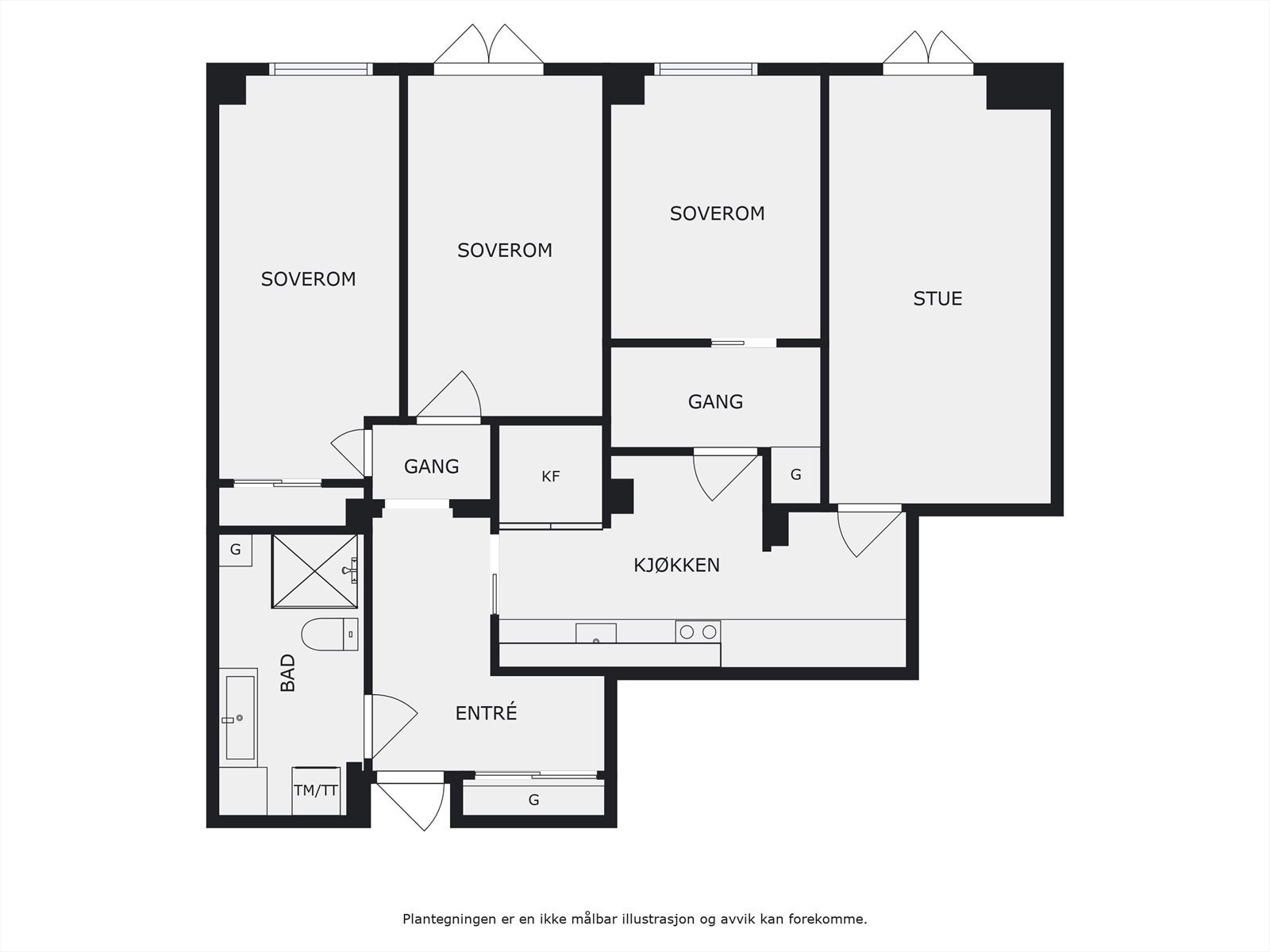 Plantegning - 2.etasje. Galleribilde