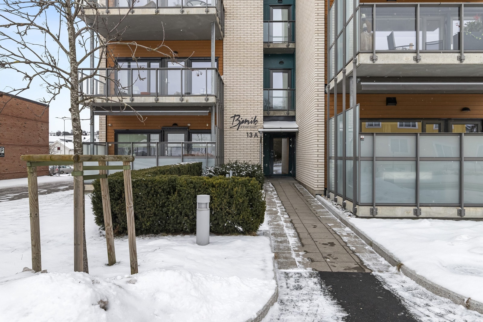 Felles inngangsparti er til enhver tid låst Galleribilde