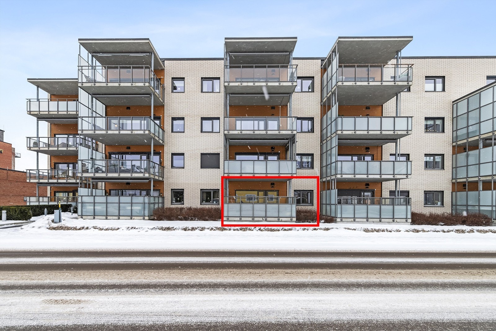 Vestvendt balkong Galleribilde