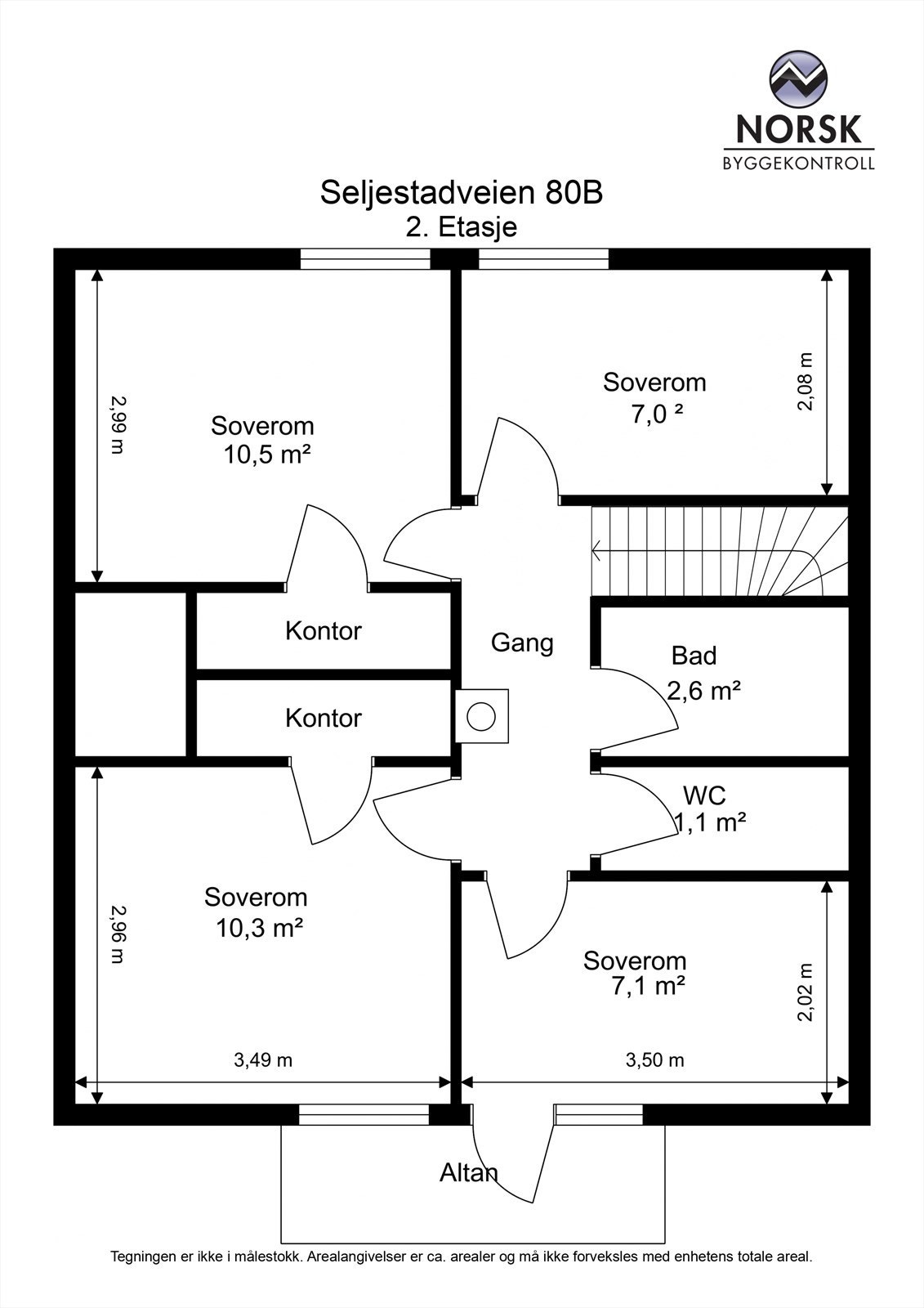 Plantegning 2. Etasje Galleribilde