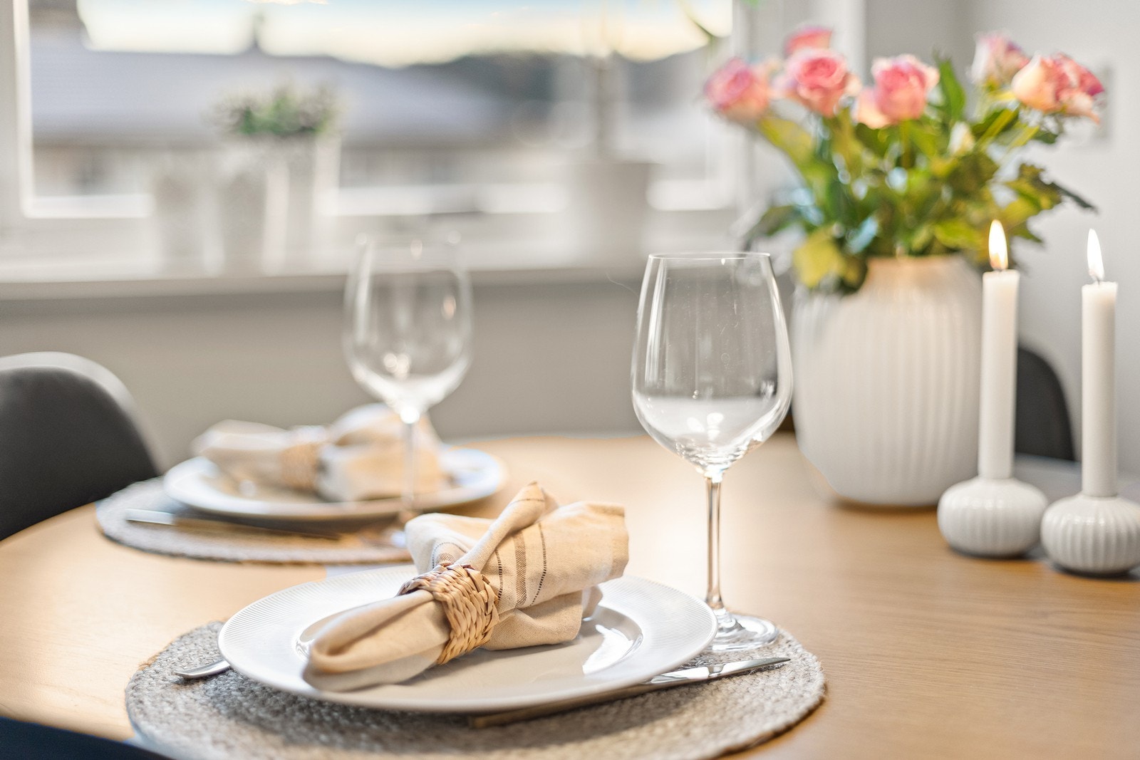 Detaljbilde fra spiseplassen. Galleribilde