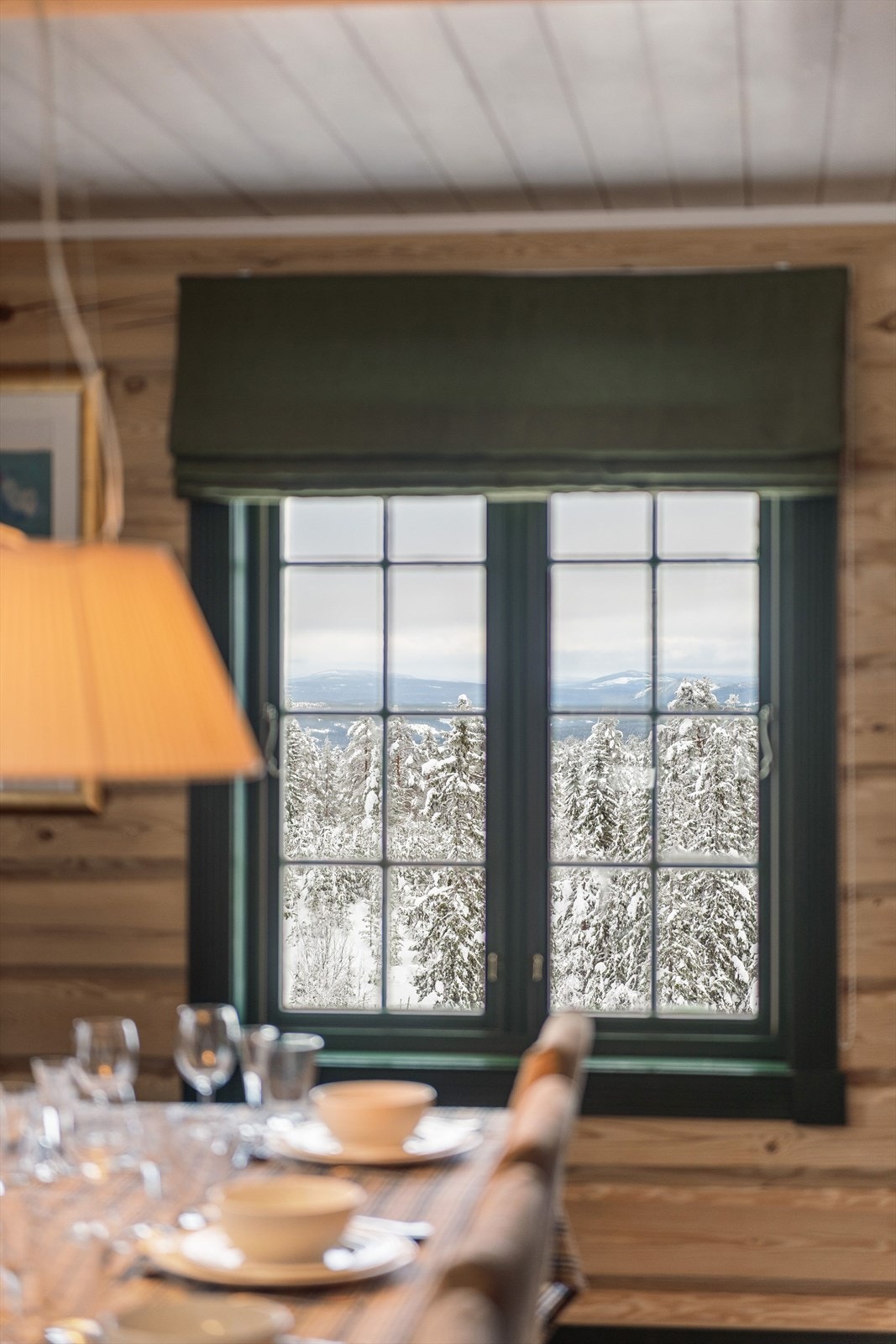 Fantastisk utsikt fra spisestuen. Galleribilde