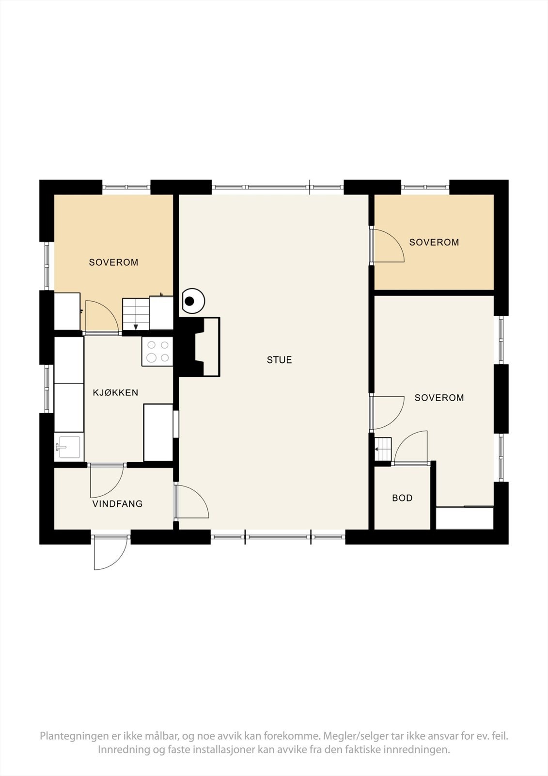 Plantegning - Hytten Galleribilde