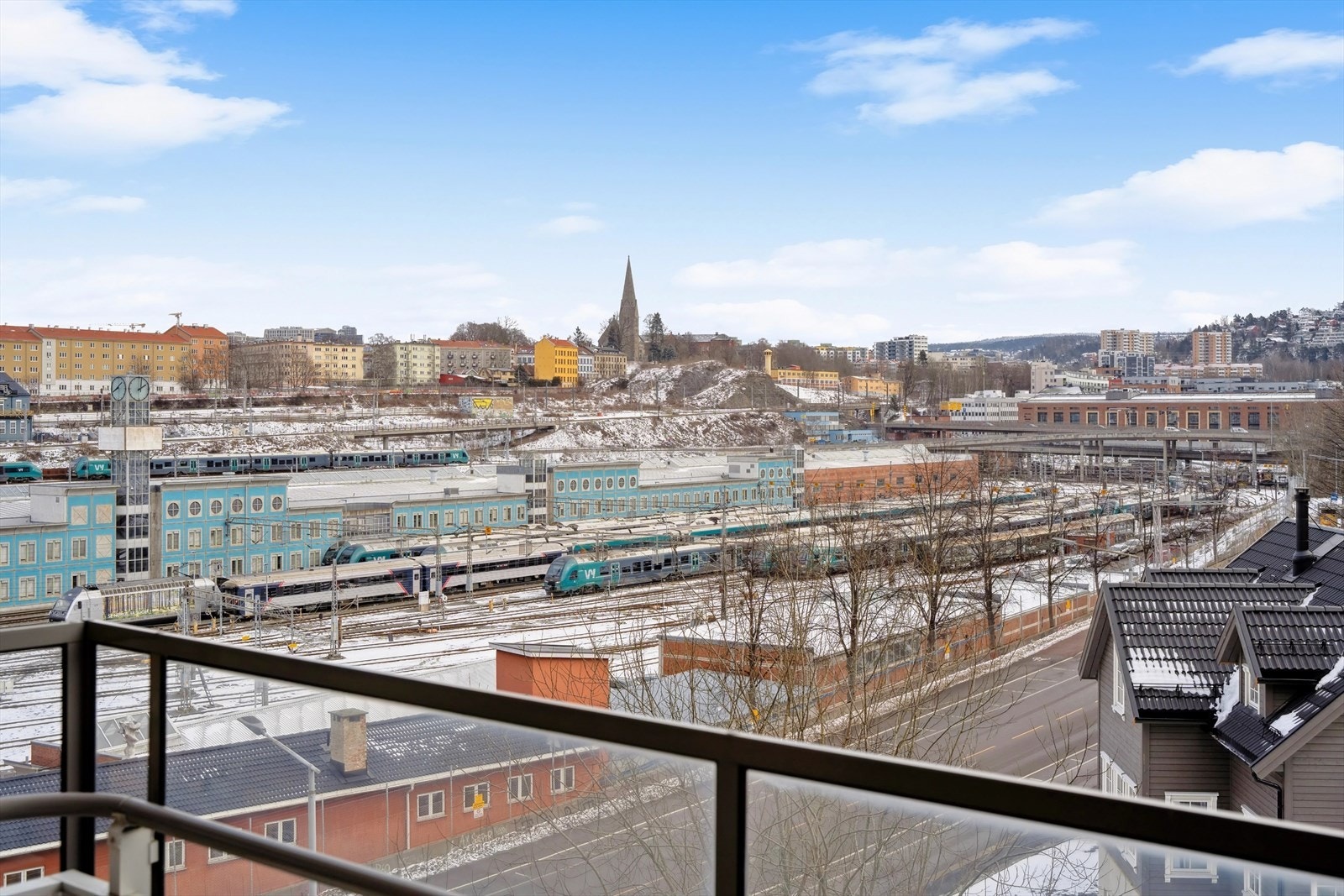 Utsikt fra balkongen. Galleribilde