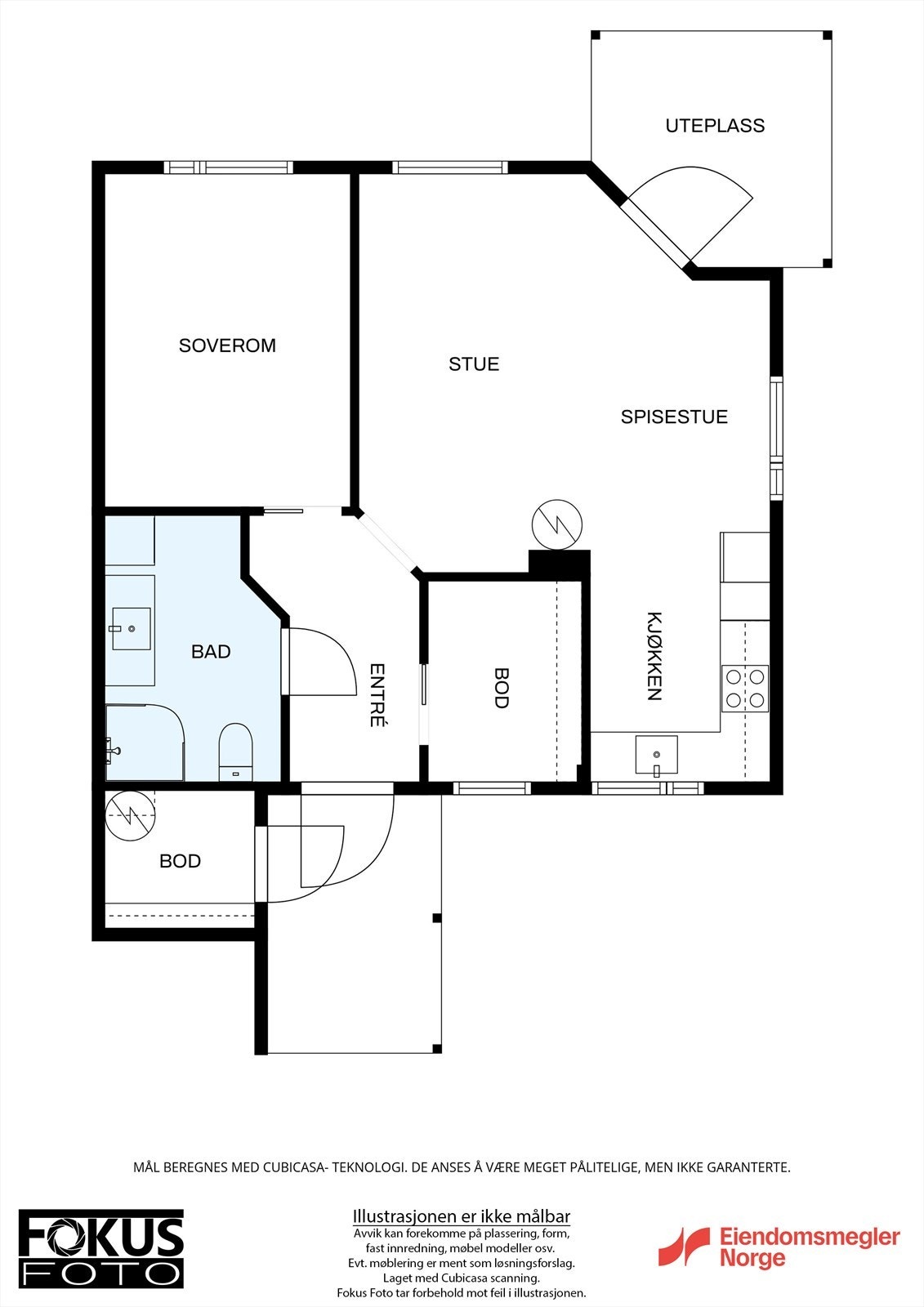 Plantegning - 1. etasje Galleribilde