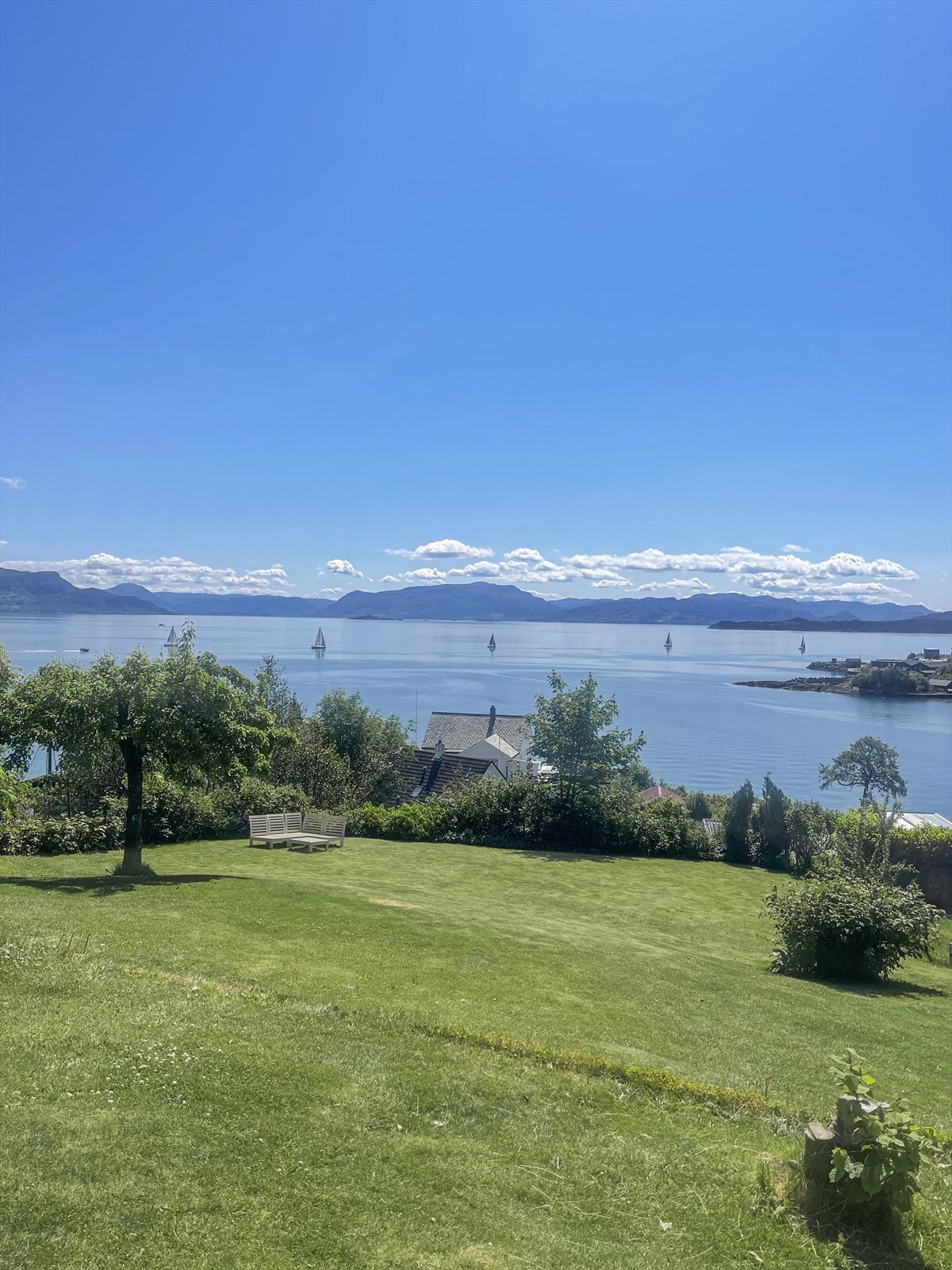 Sommerstemning - bilde tatt av selger over hagen tilhørende boligen Galleribilde