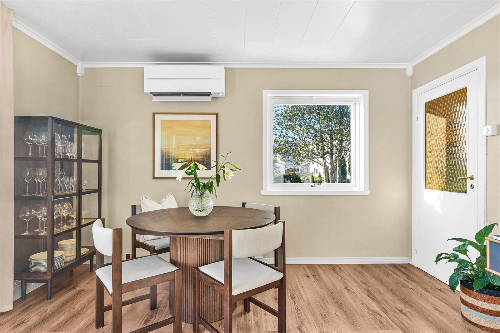 Varmepumpe installert i stue Galleribilde