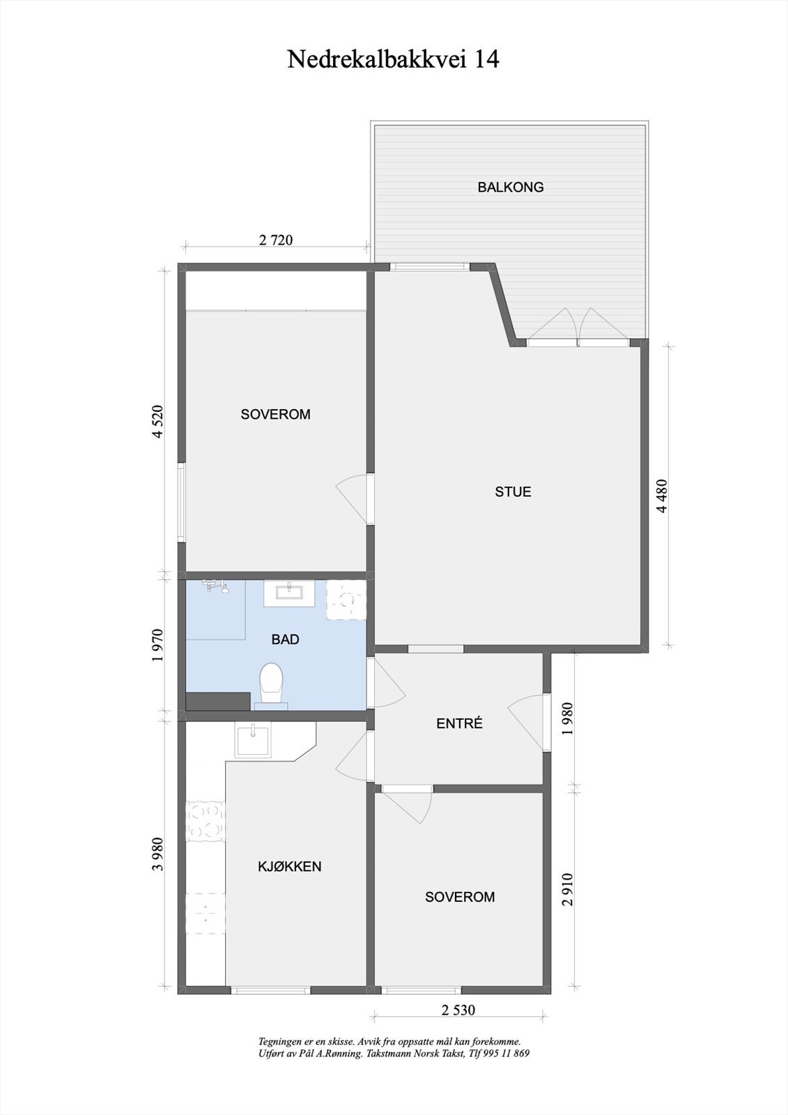 Plantegning Galleribilde