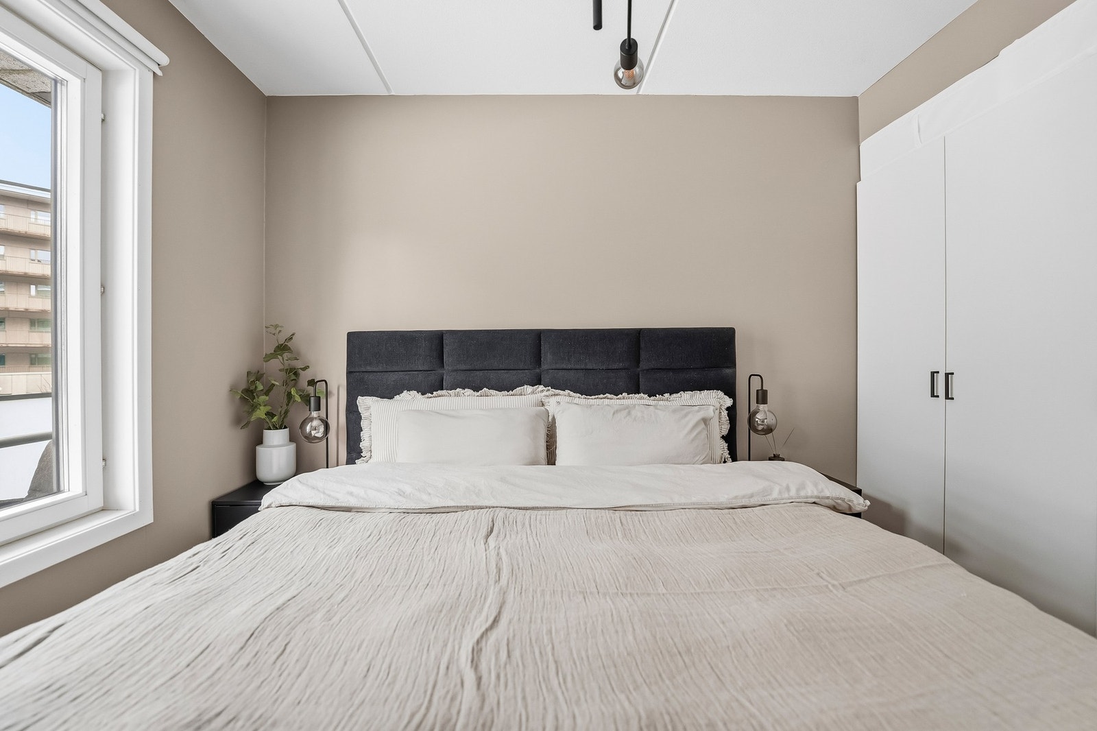 Detaljbilde soverom. Galleribilde