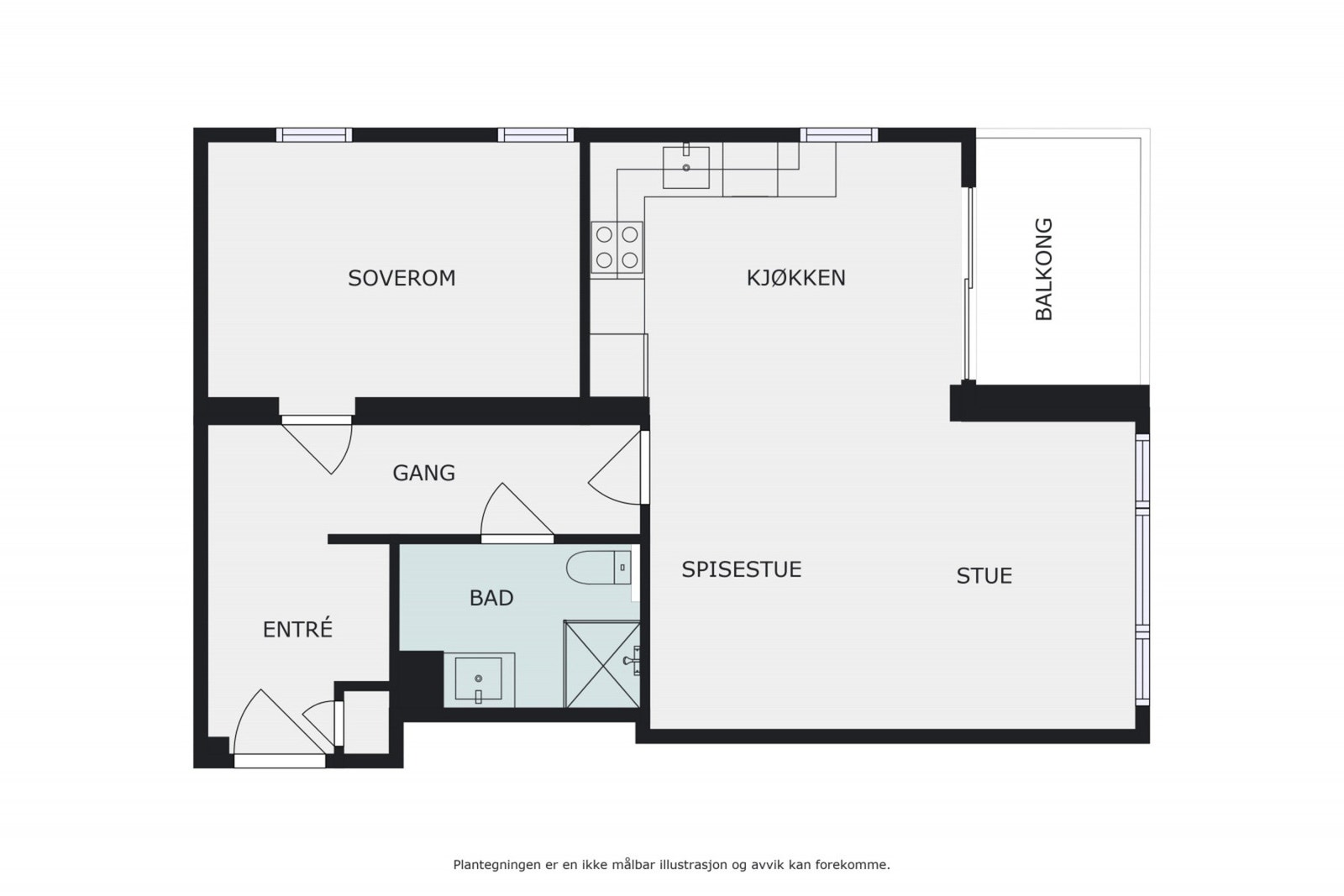 Plantegning. Galleribilde