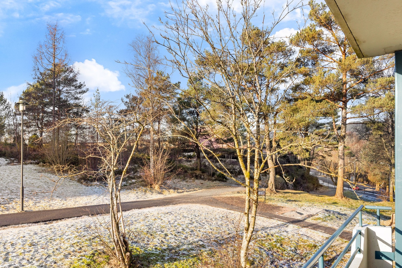 Trivelig utsyn fra balkongen. Galleribilde