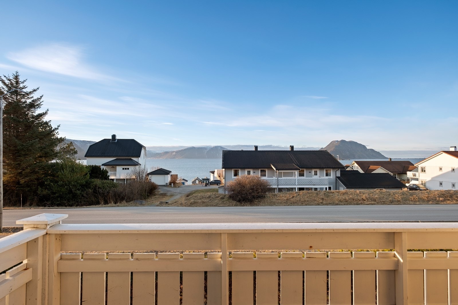 Nydelig utsikt fra balkongen Galleribilde