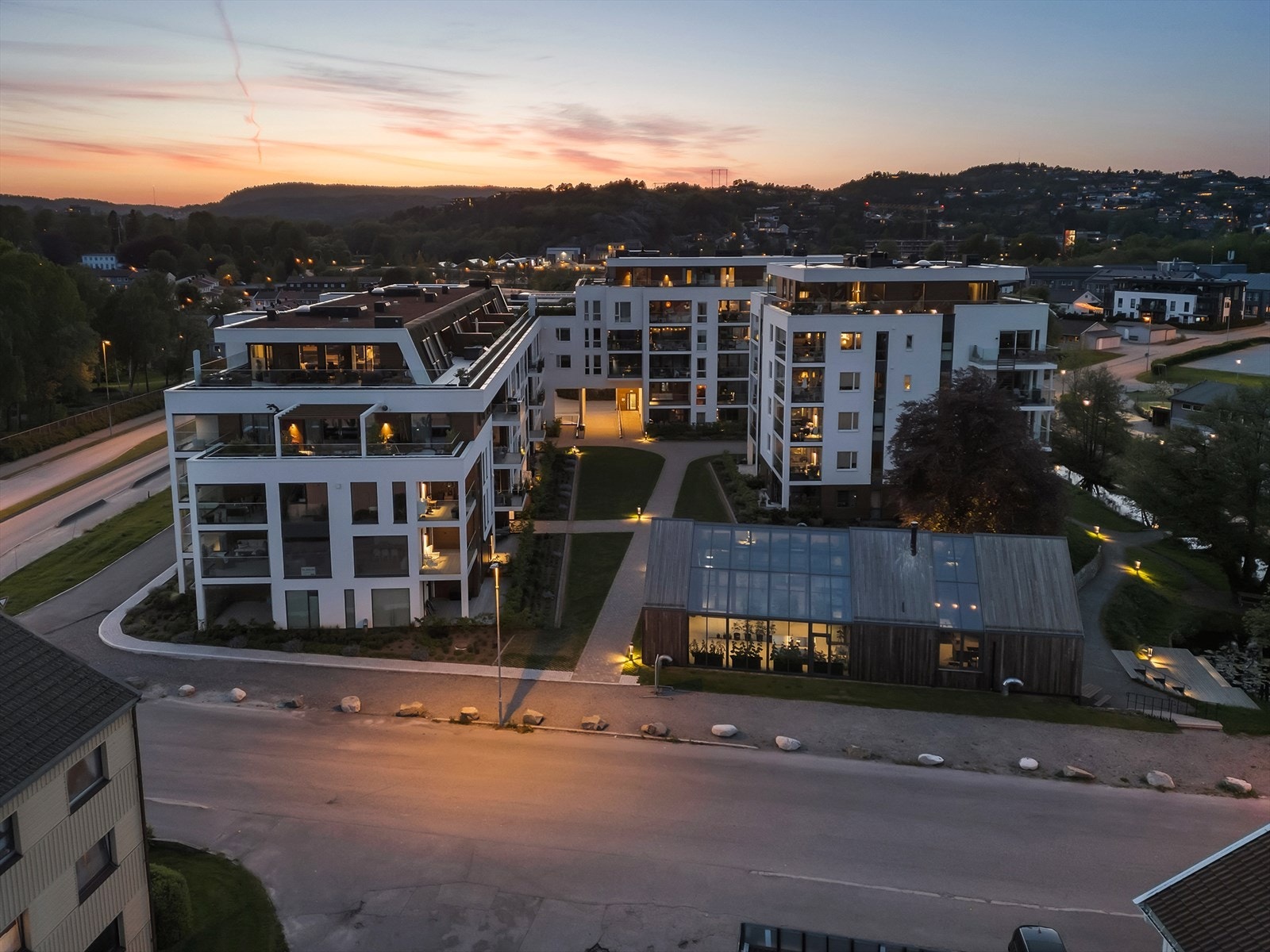 Leiligheten ligger i attraktive Kongsgård Park Galleribilde
