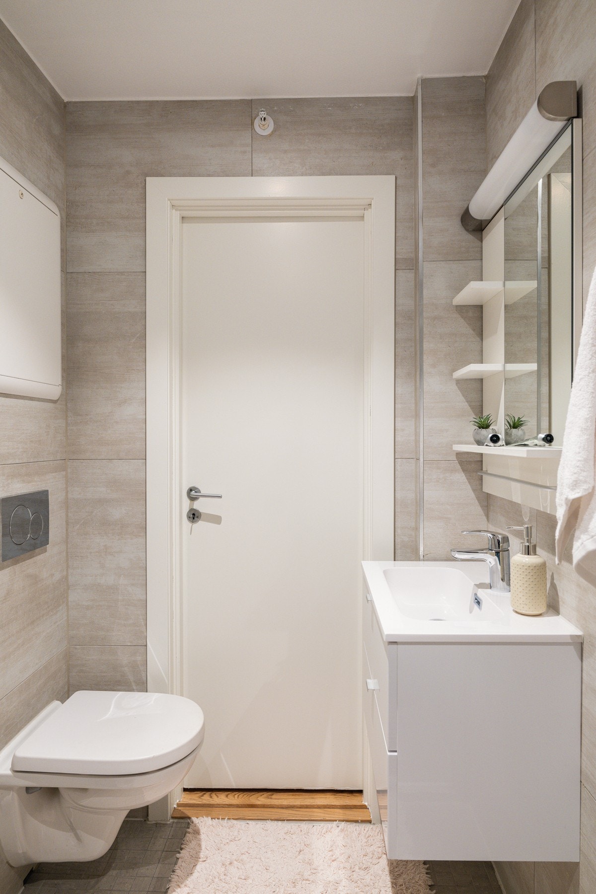 Det er varmekabler i gulv. Galleribilde