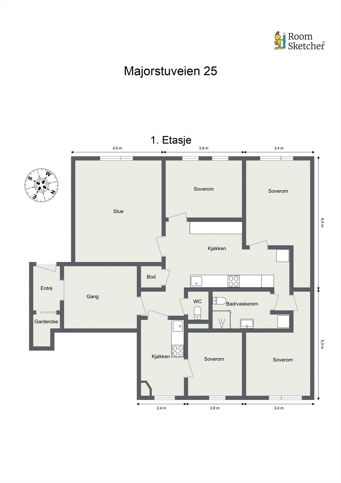 Plantegning. Galleribilde