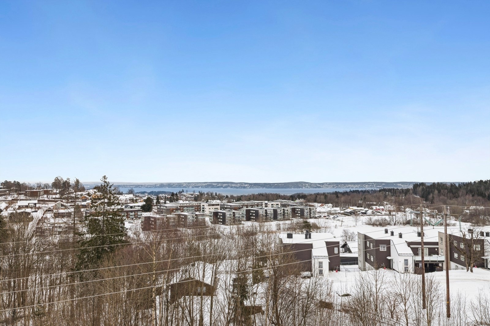 Utsiktsbilde fra terrassen Galleribilde