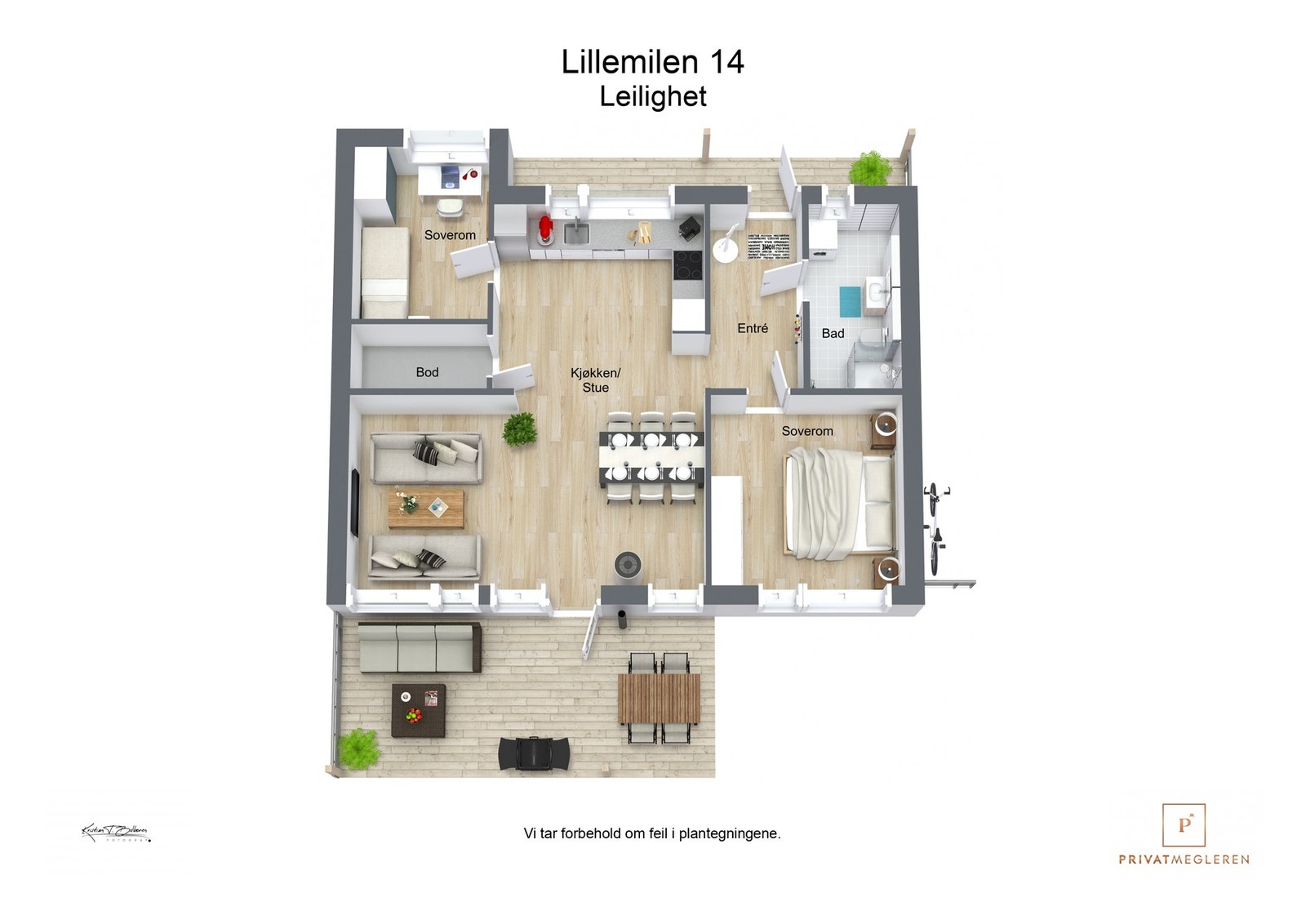 Plantegning Galleribilde