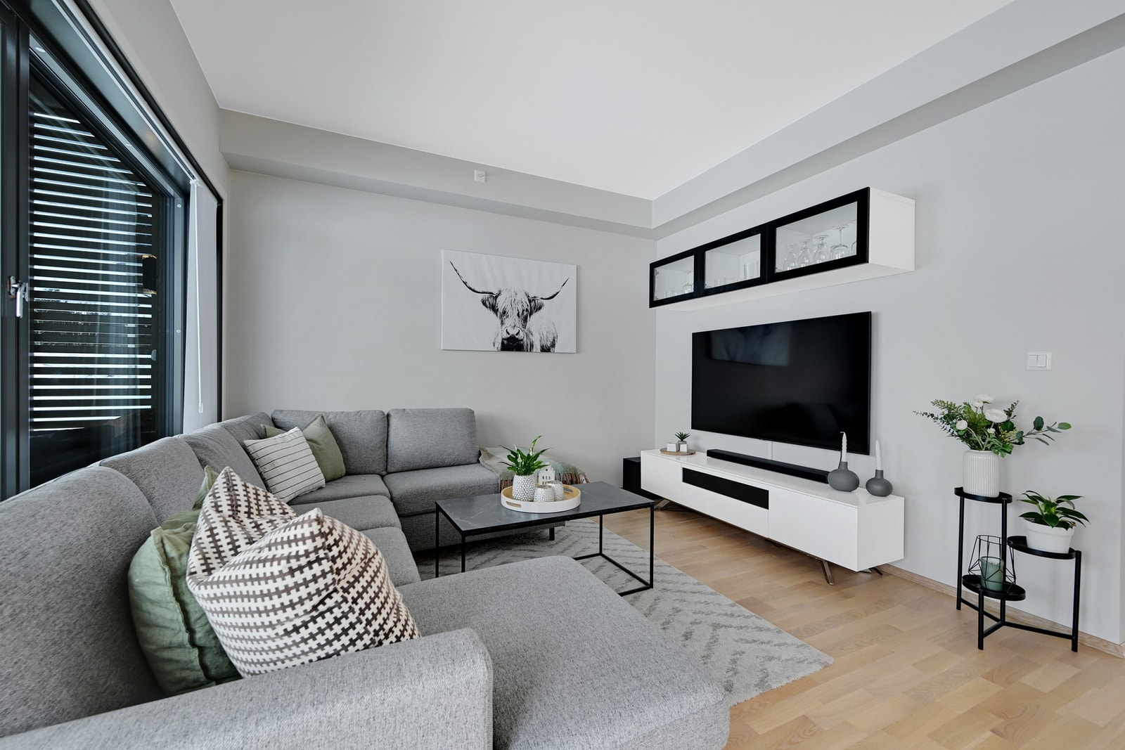 Her har man et velegnet område for tv-titting og avslapning Galleribilde