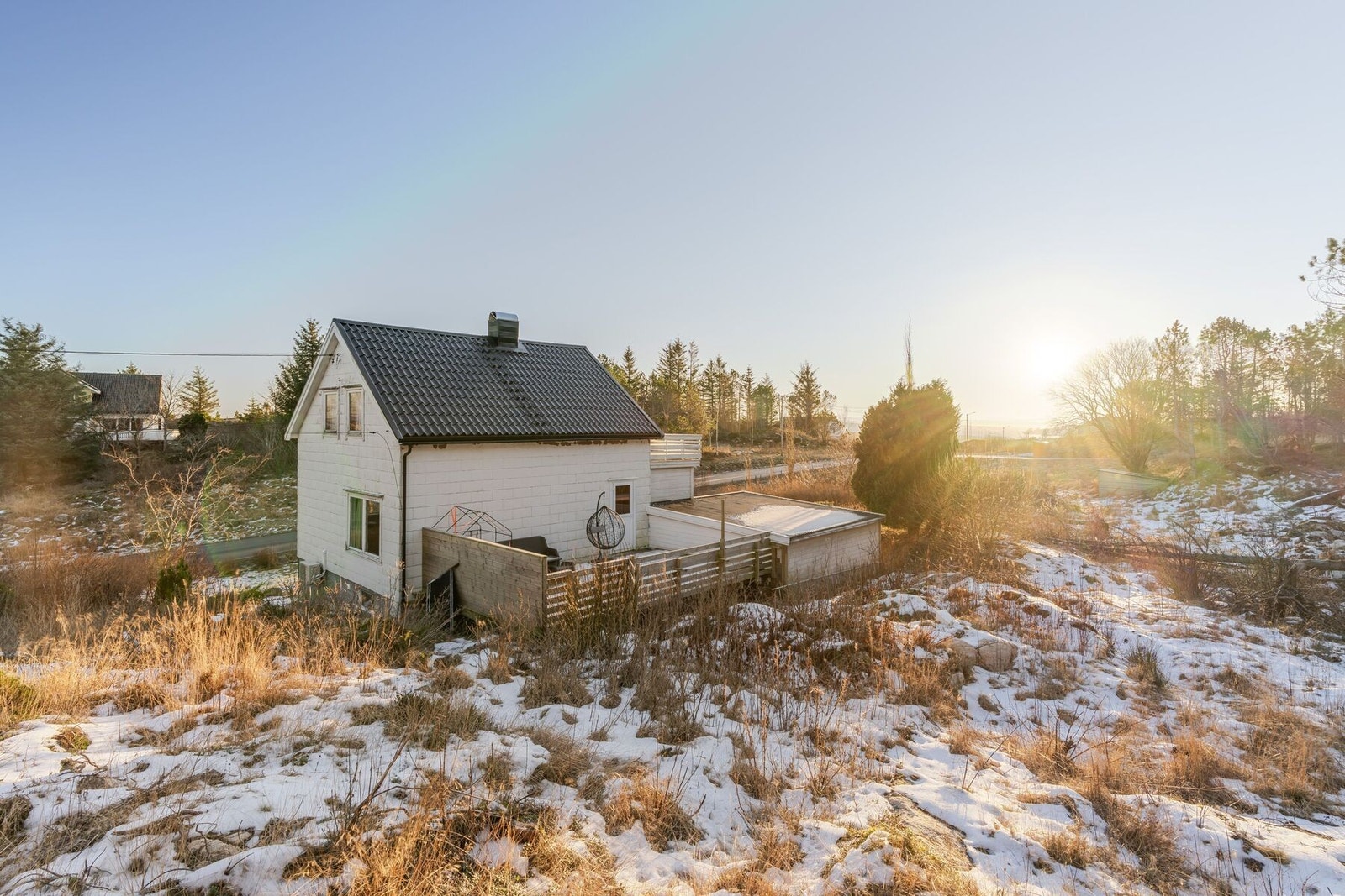 Kjelleren i eneboligen består i hovedsak av lagringsareal Galleribilde