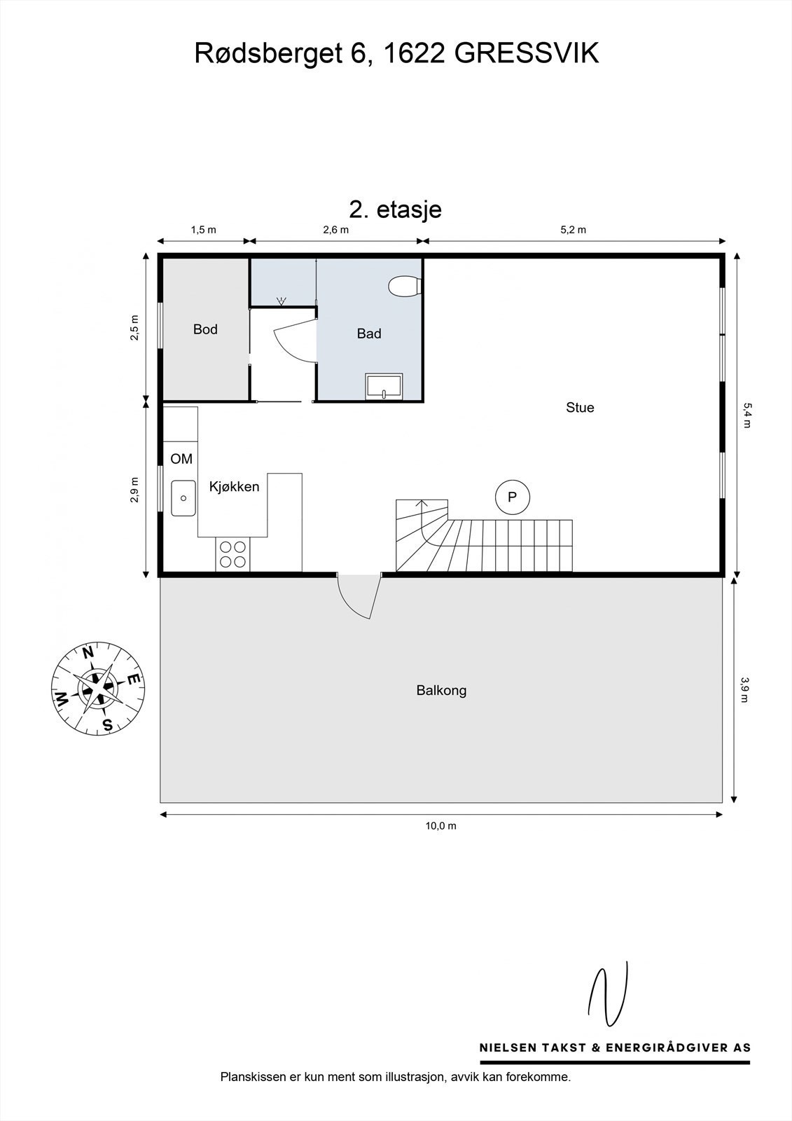 Plantegning 2.etg. Galleribilde