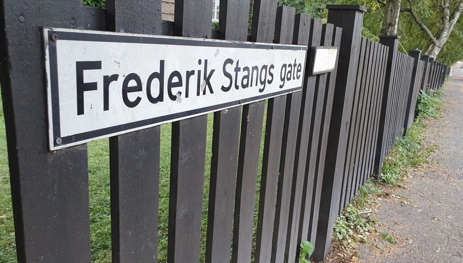 Velkommen til Frederik Stangs gate. Galleribilde