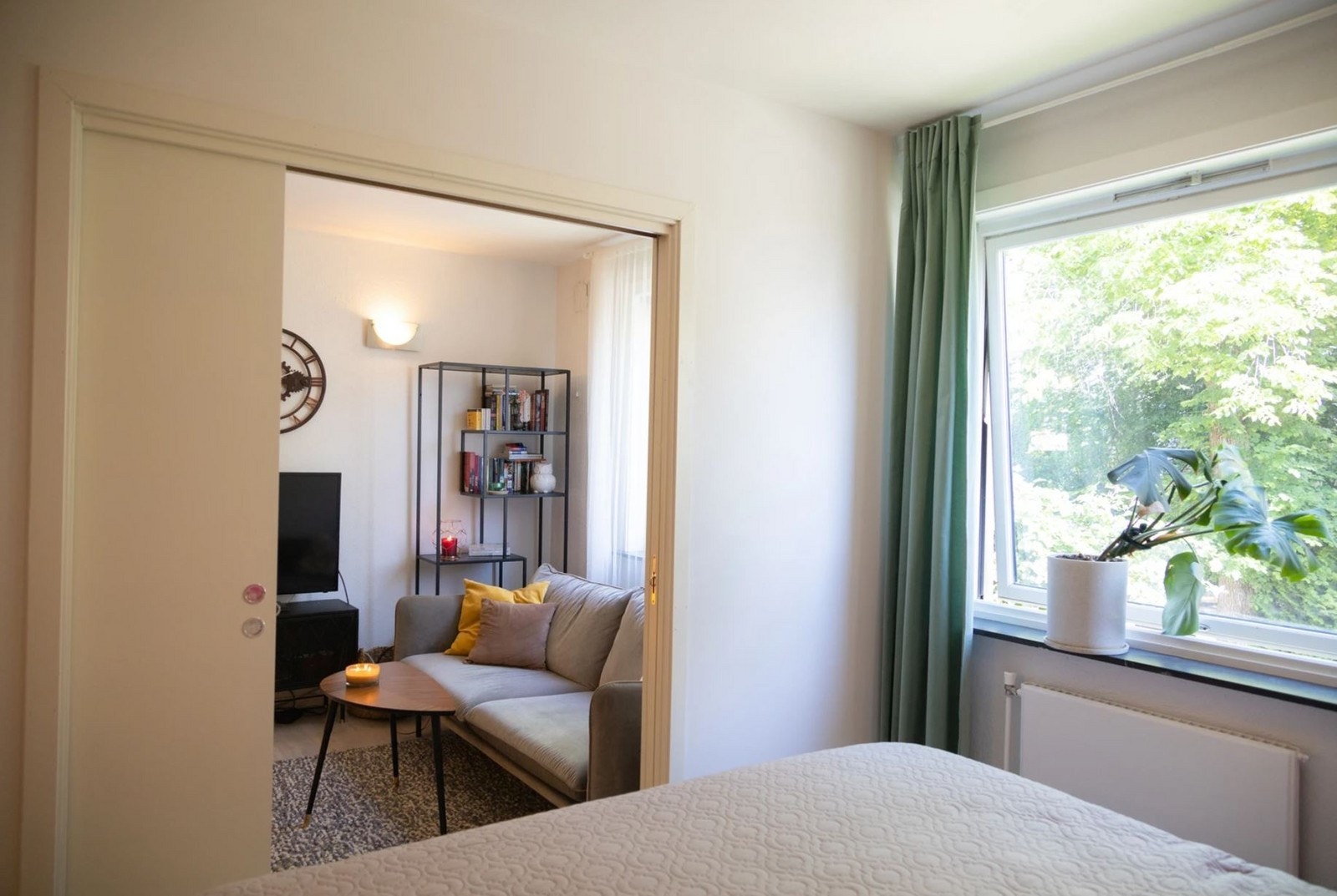 Doble skyvedører til soverom. Galleribilde