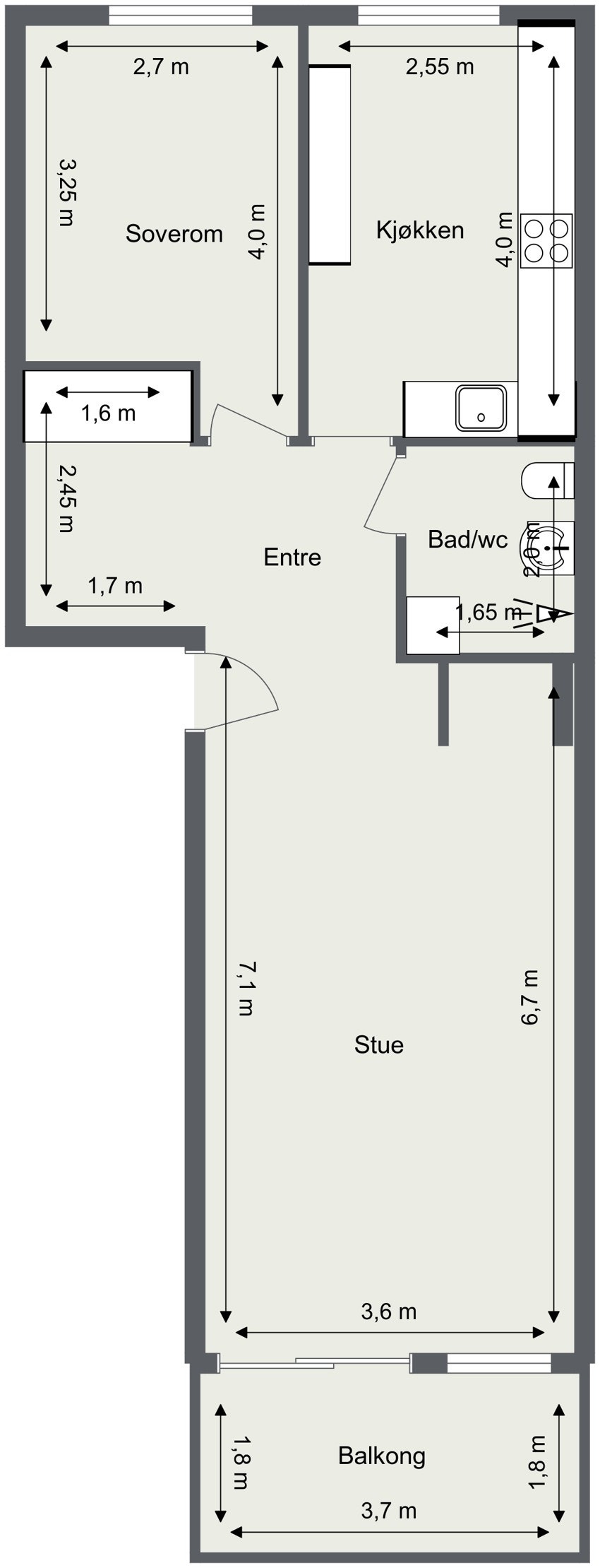 Plantegning. Galleribilde