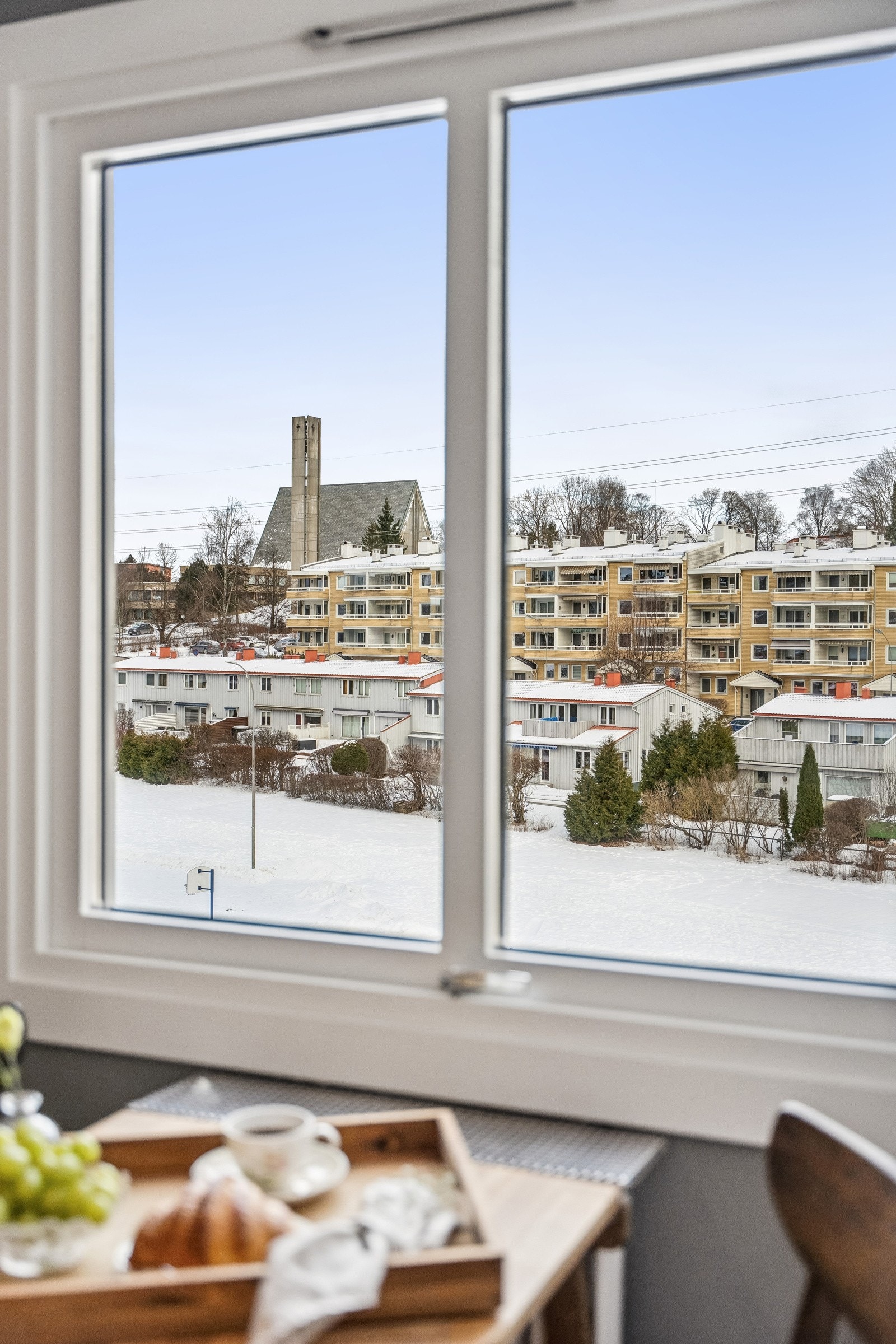 Hyggelig utsikt mot fellesarealer. Galleribilde