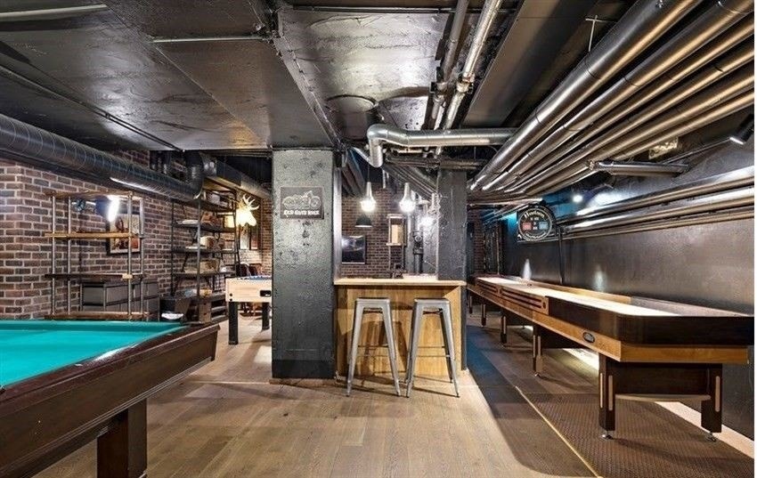 Felles gamingroom i kjelleren. Galleribilde