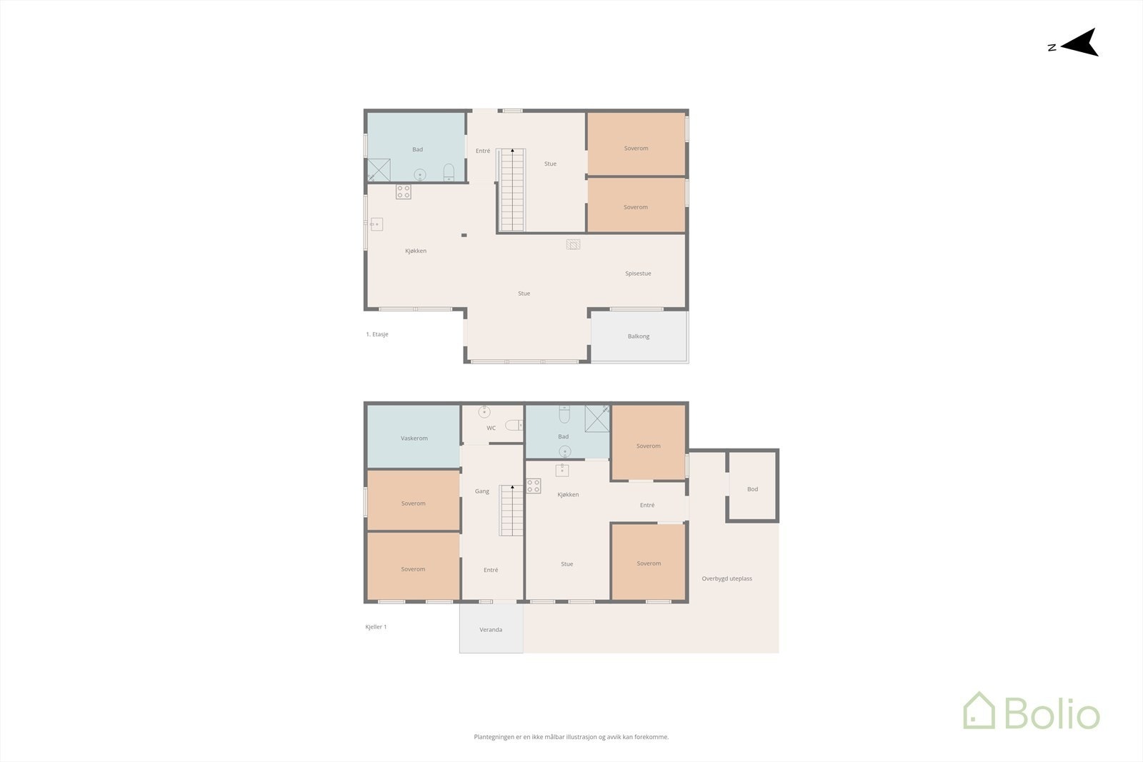 Plantegning Galleribilde