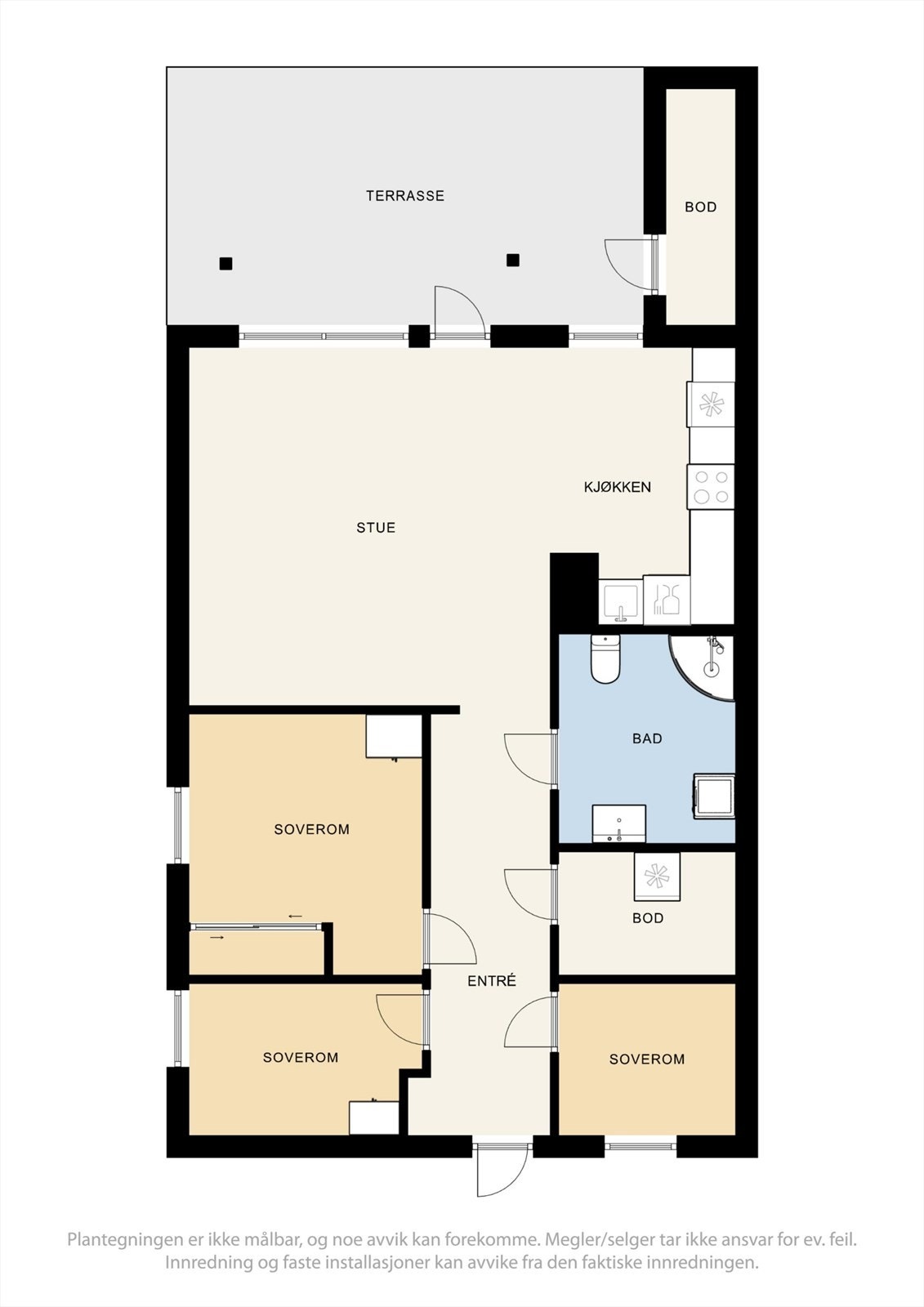 Plantegning Galleribilde