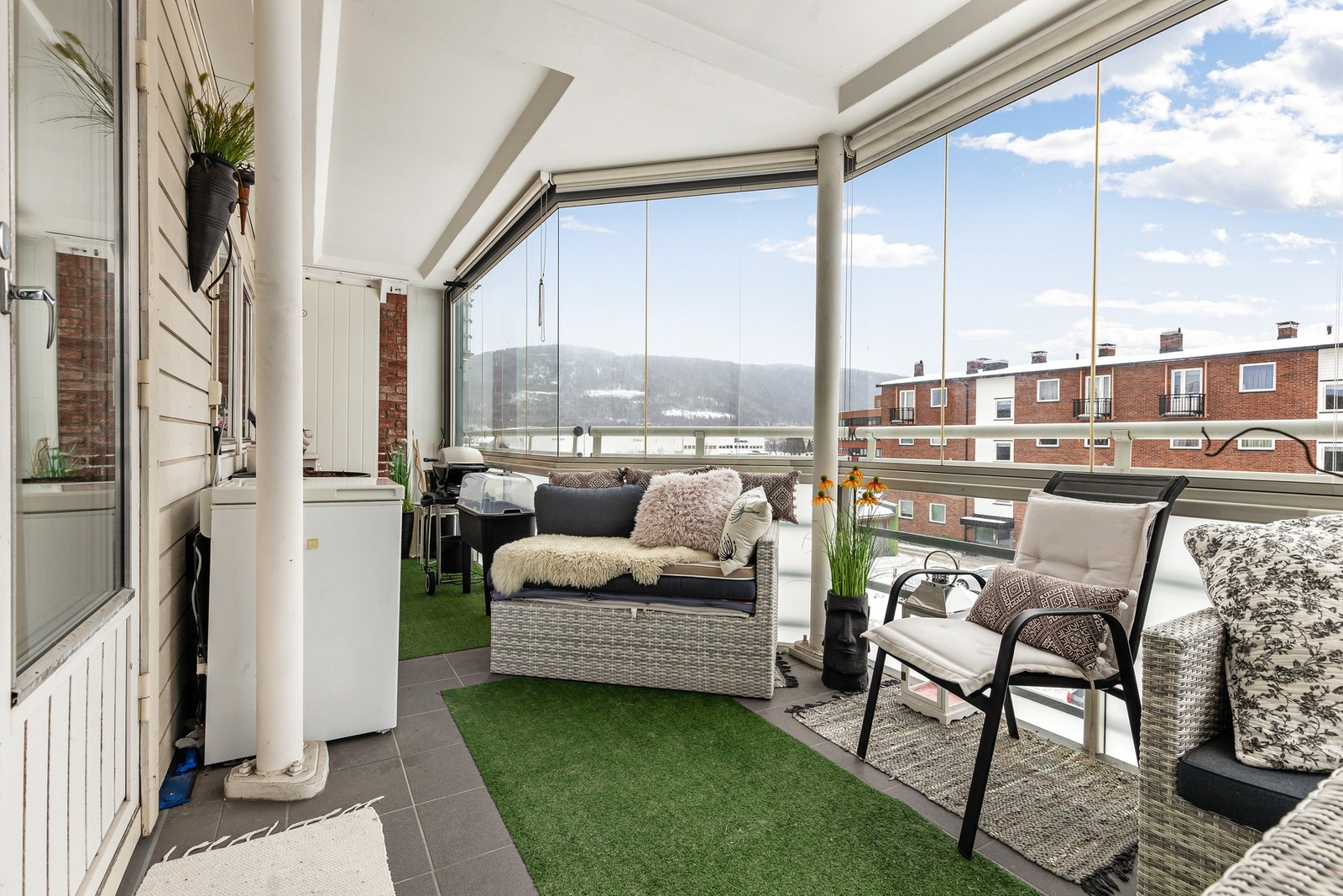 Gulvet er belagt med fliser Galleribilde