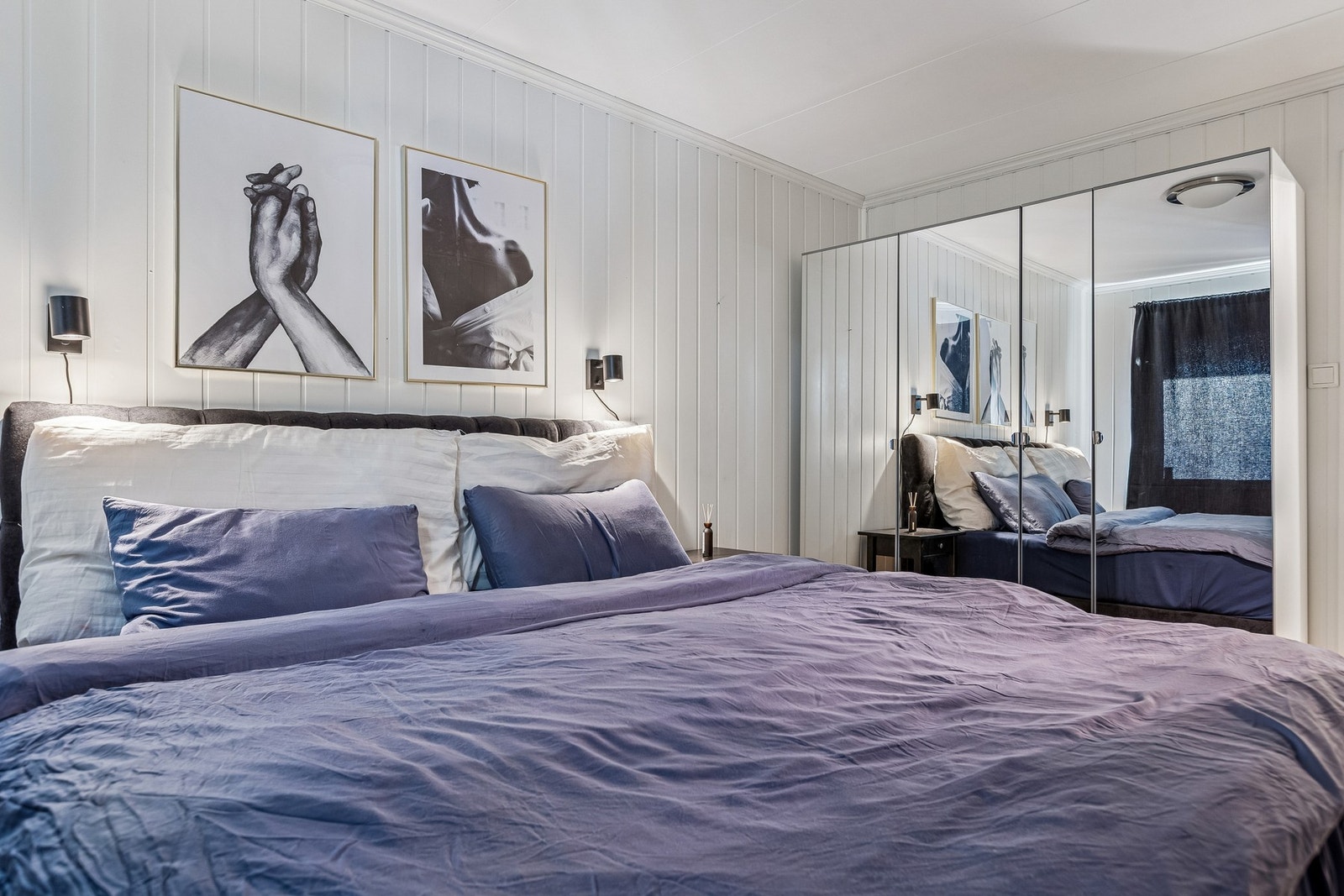 Soverom nr.3 har god plass til dobbeltseng og garderobeskap. Galleribilde