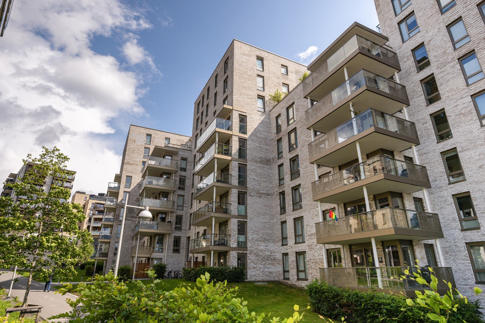 Moderne bygg fra 2020. Galleribilde