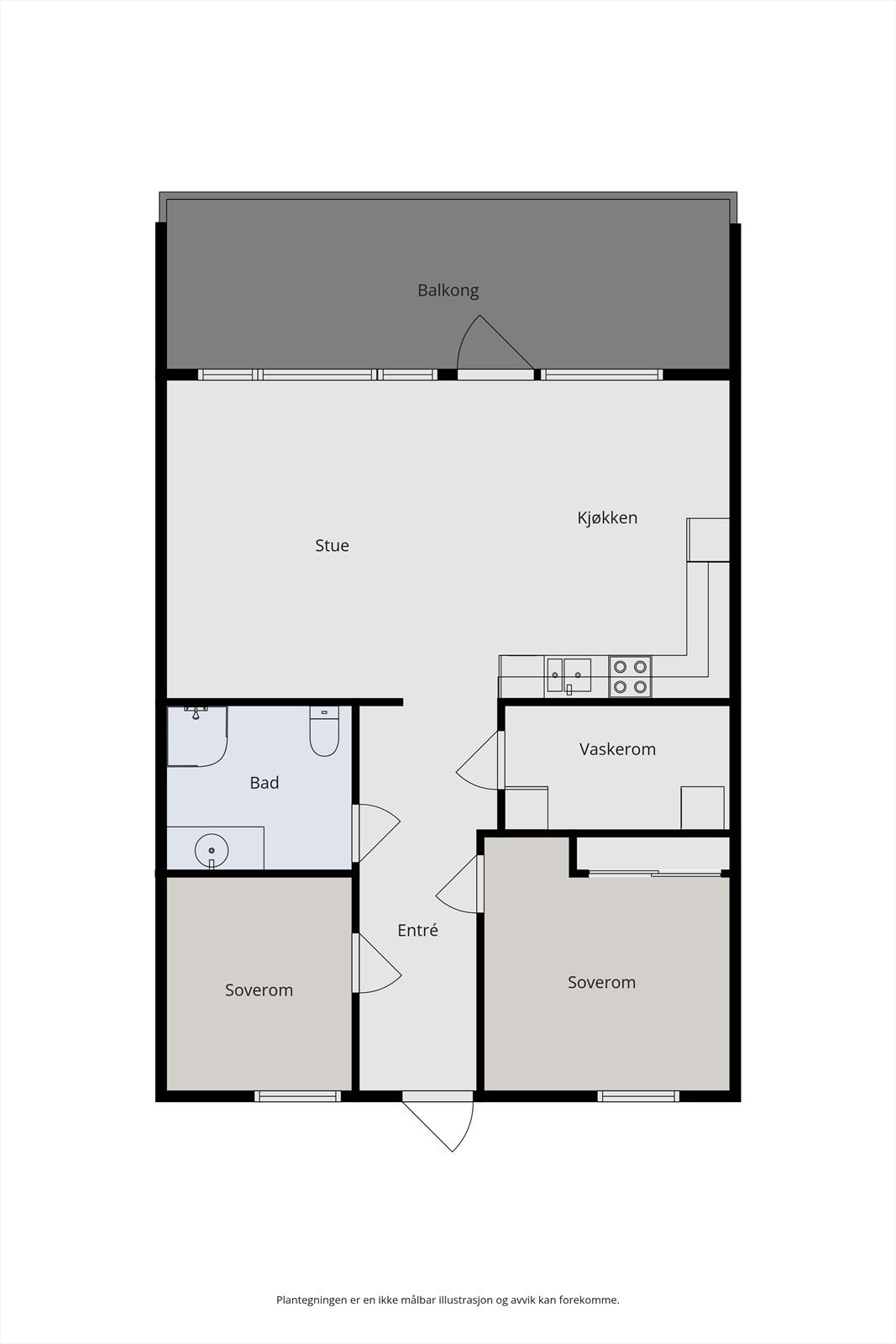 Plantegning Galleribilde