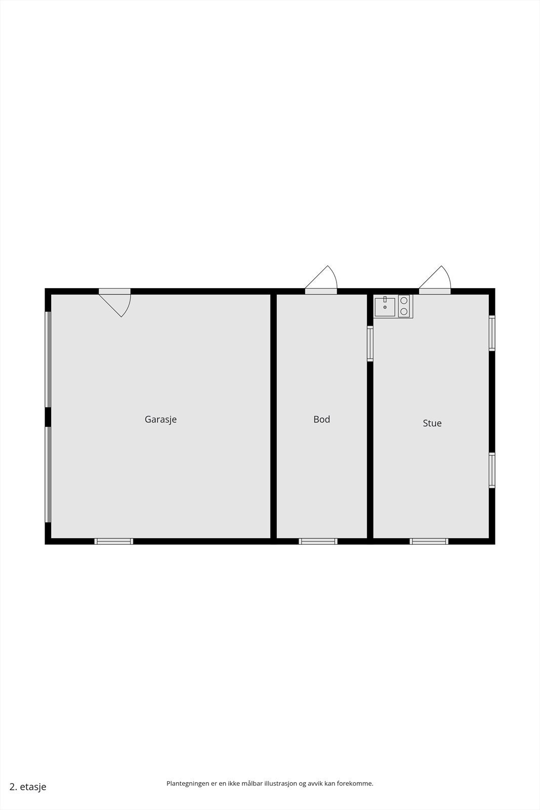 Plantegning Galleribilde