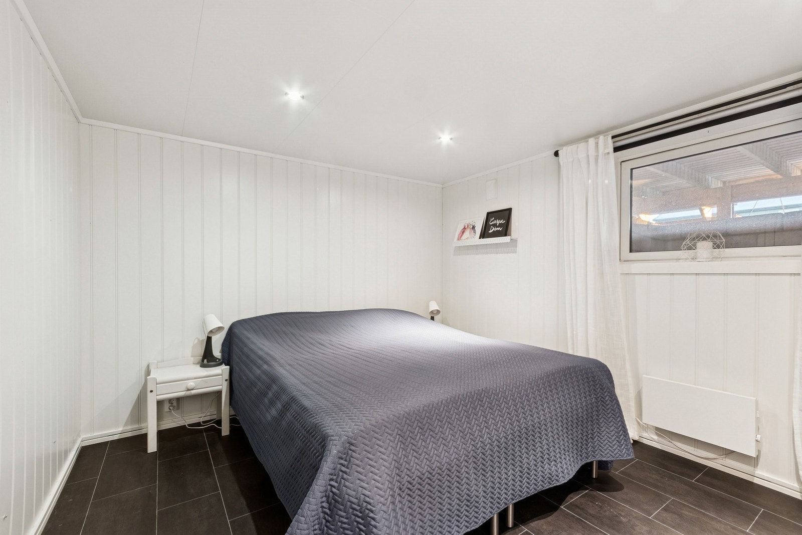 Bod som i dag blir brukt som soverom, ikke godkjent hos Fauske kommune. Galleribilde