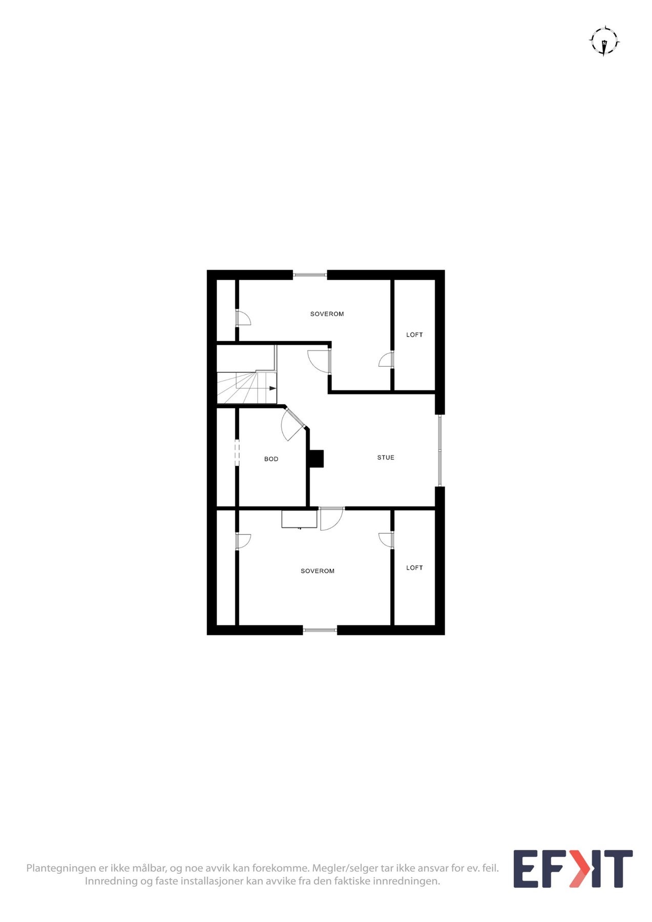 Plantegning - 2.etasje. Galleribilde