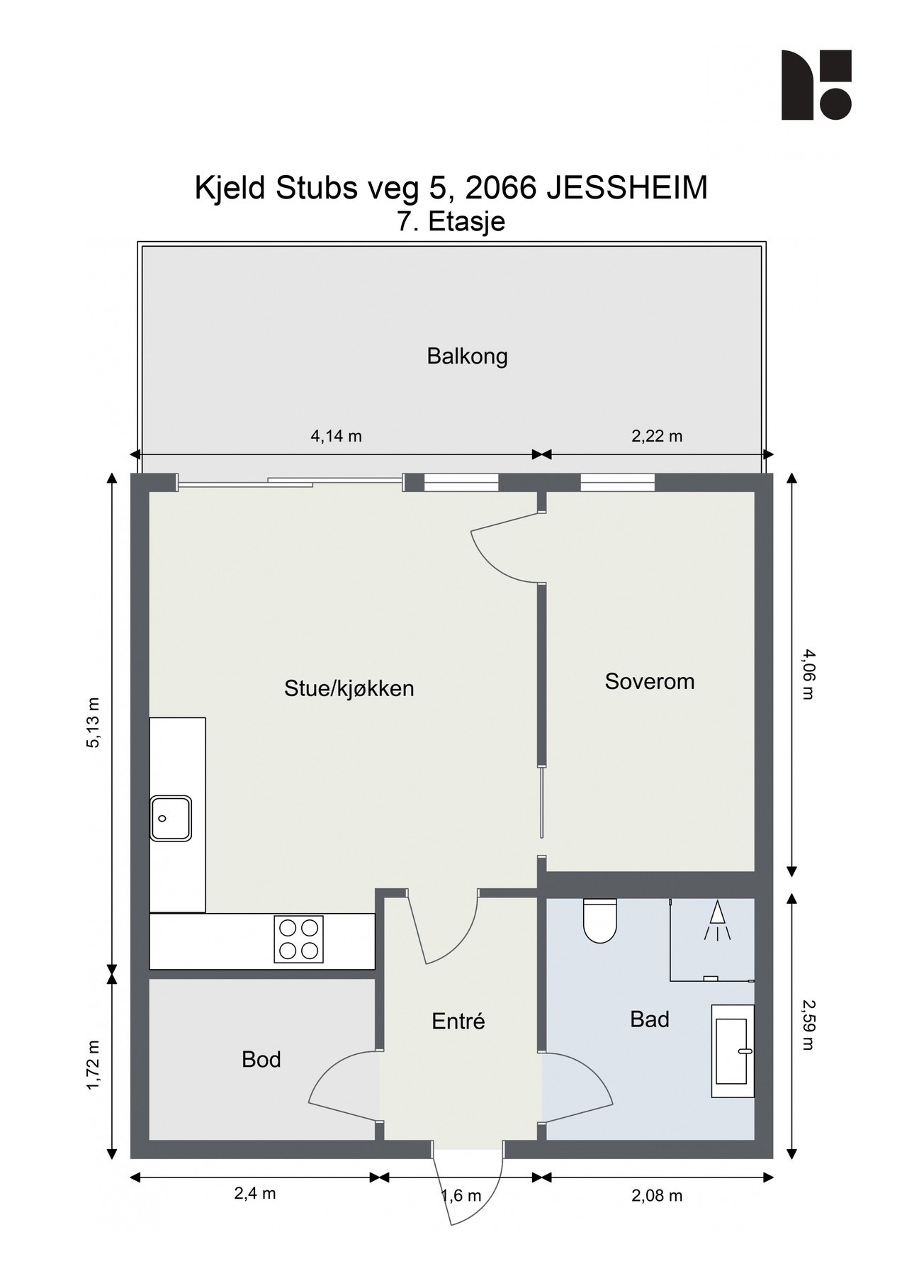 Plantegning Galleribilde