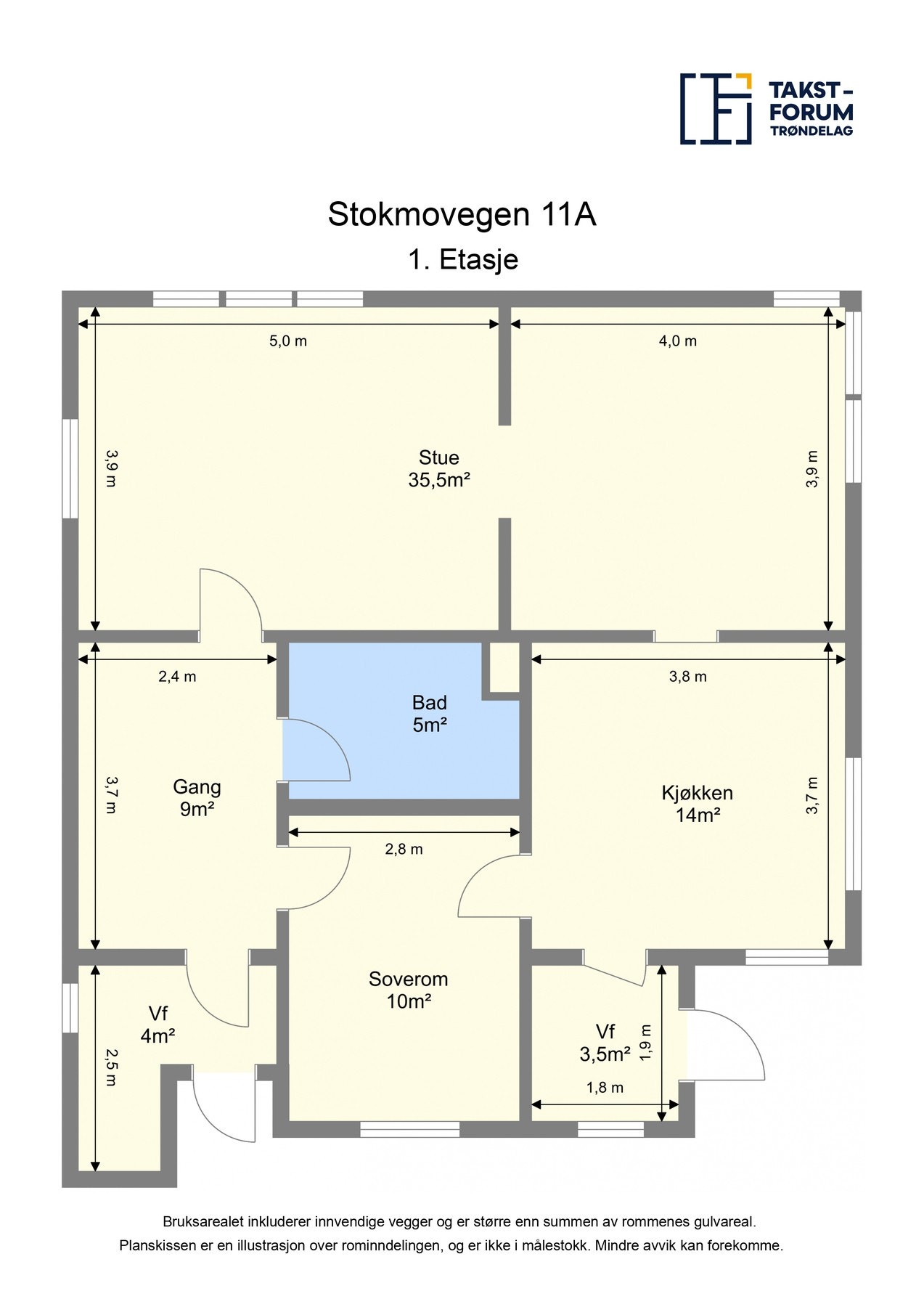 Plantegning 1.etasje. Galleribilde